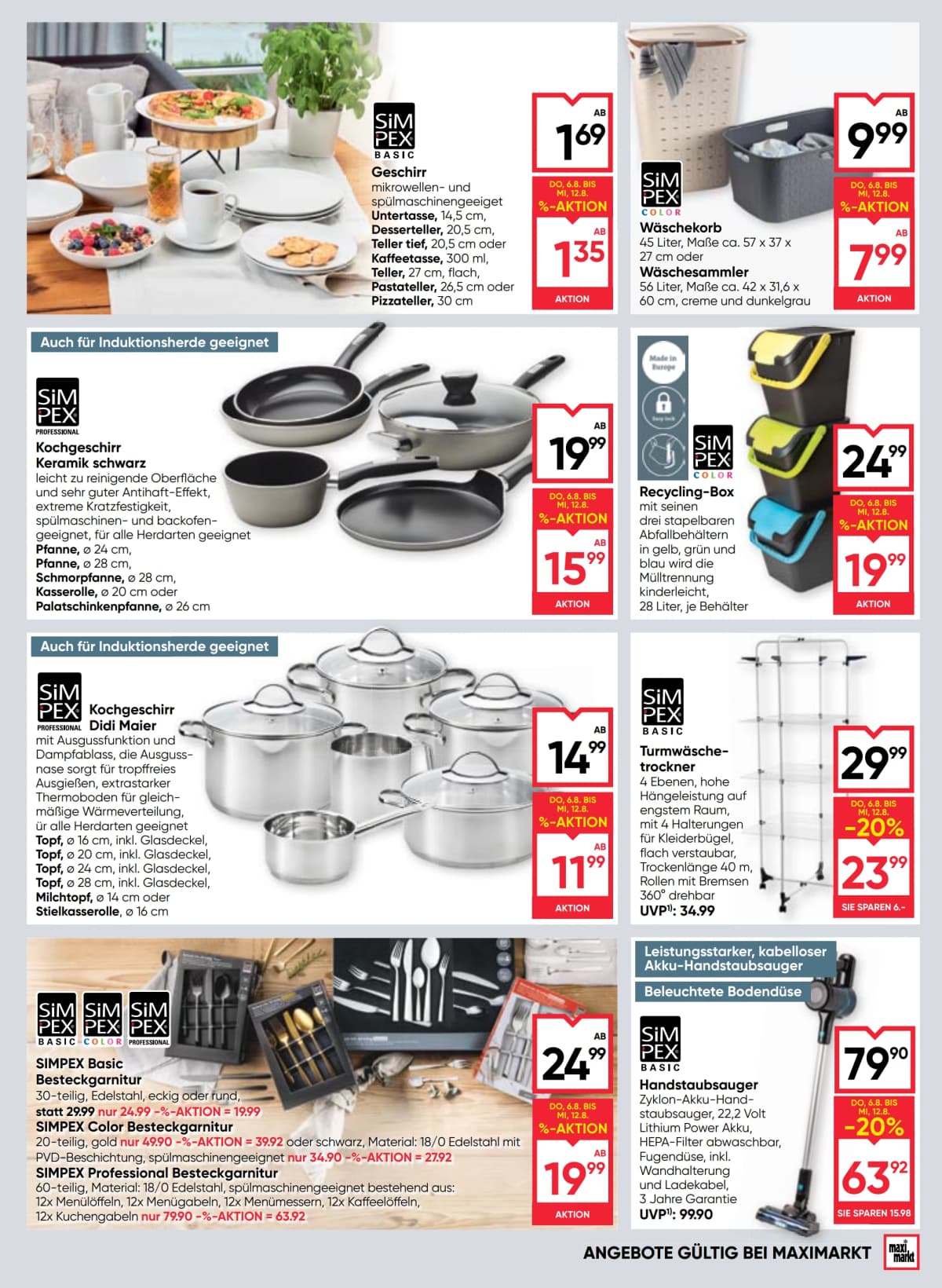 Seite 17 des Maximarkt Flugblatts – Aktuelle Angebote ab 23.08.2026.