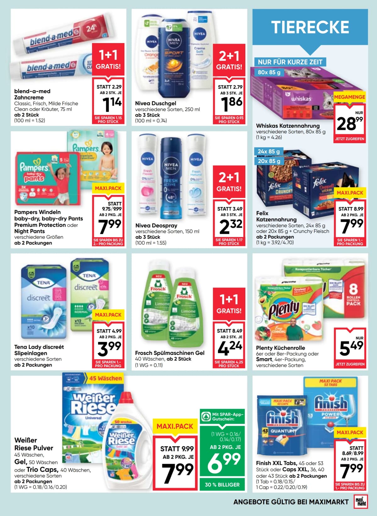 Seite 15 des Maximarkt Flugblatts – Aktuelles Flugblatt ab 23.08.2026.