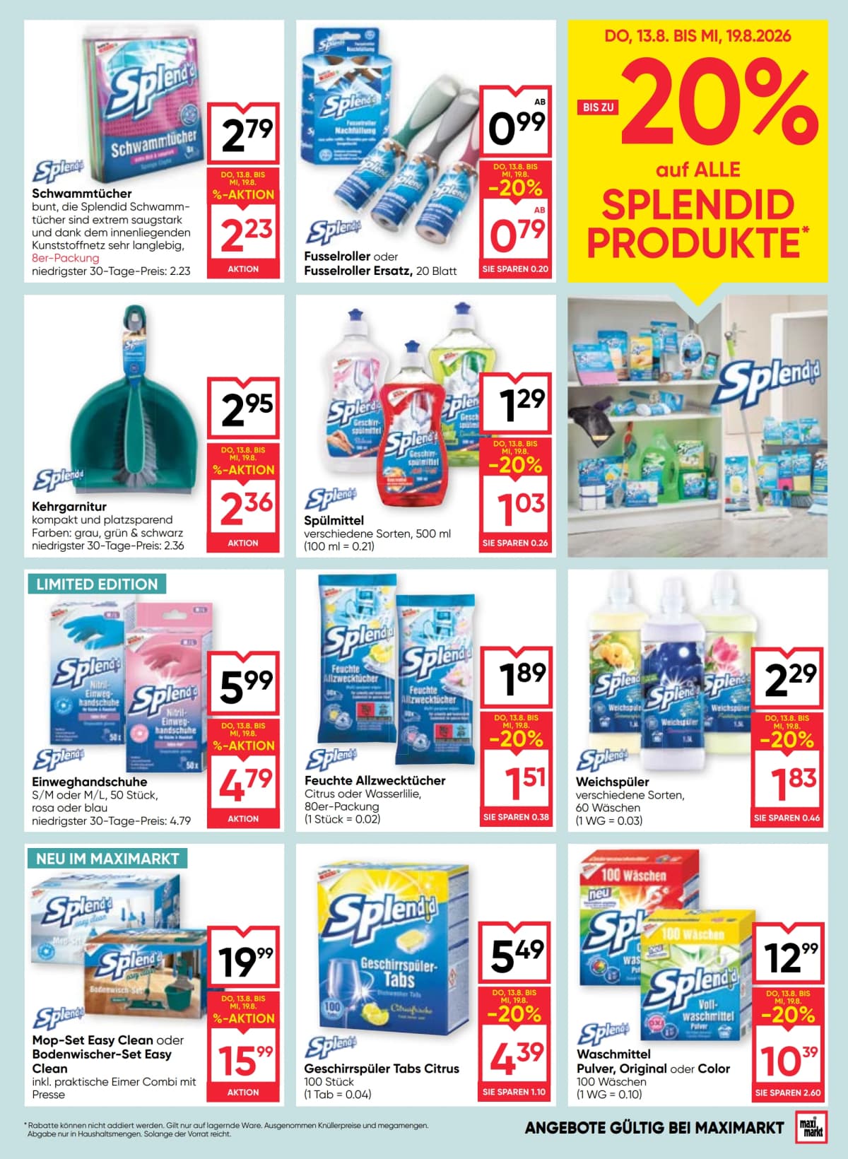 Seite 17 des Maximarkt Flugblatts – Aktuelles Flugblatt ab 23.08.2026.