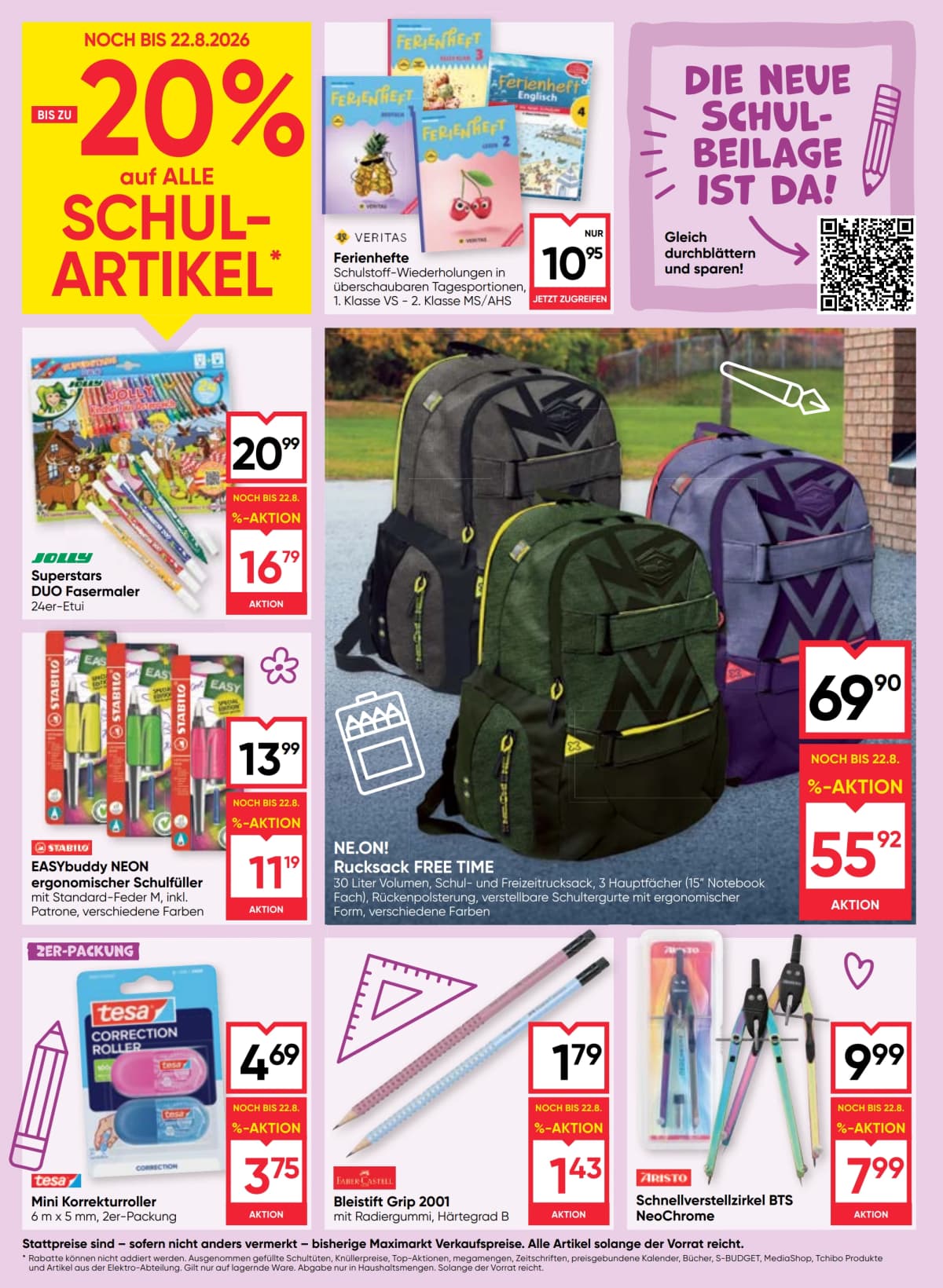 Seite 18 des Maximarkt Flugblatts – Aktuelles Flugblatt ab 23.08.2026.