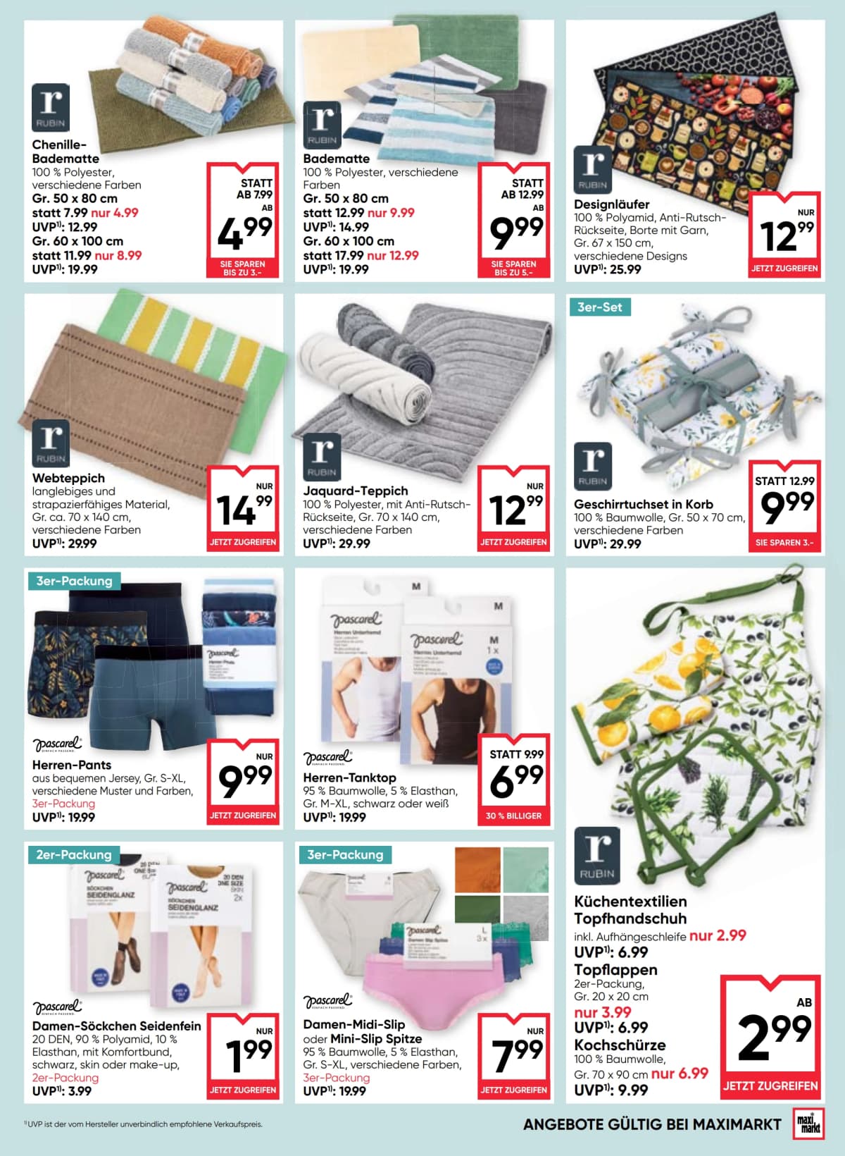 Seite 19 des Maximarkt Flugblatts – Aktuelles Flugblatt ab 23.08.2026.
