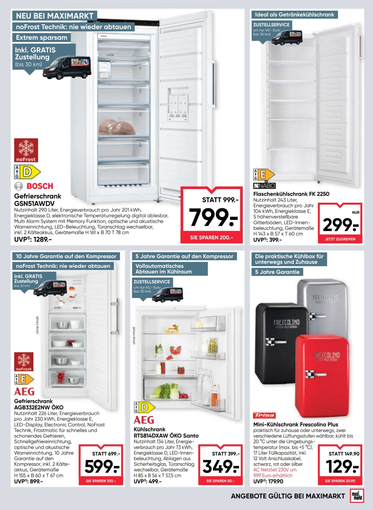 Seite 21 des Maximarkt Flugblatts – Aktuelles Flugblatt ab 23.08.2026.