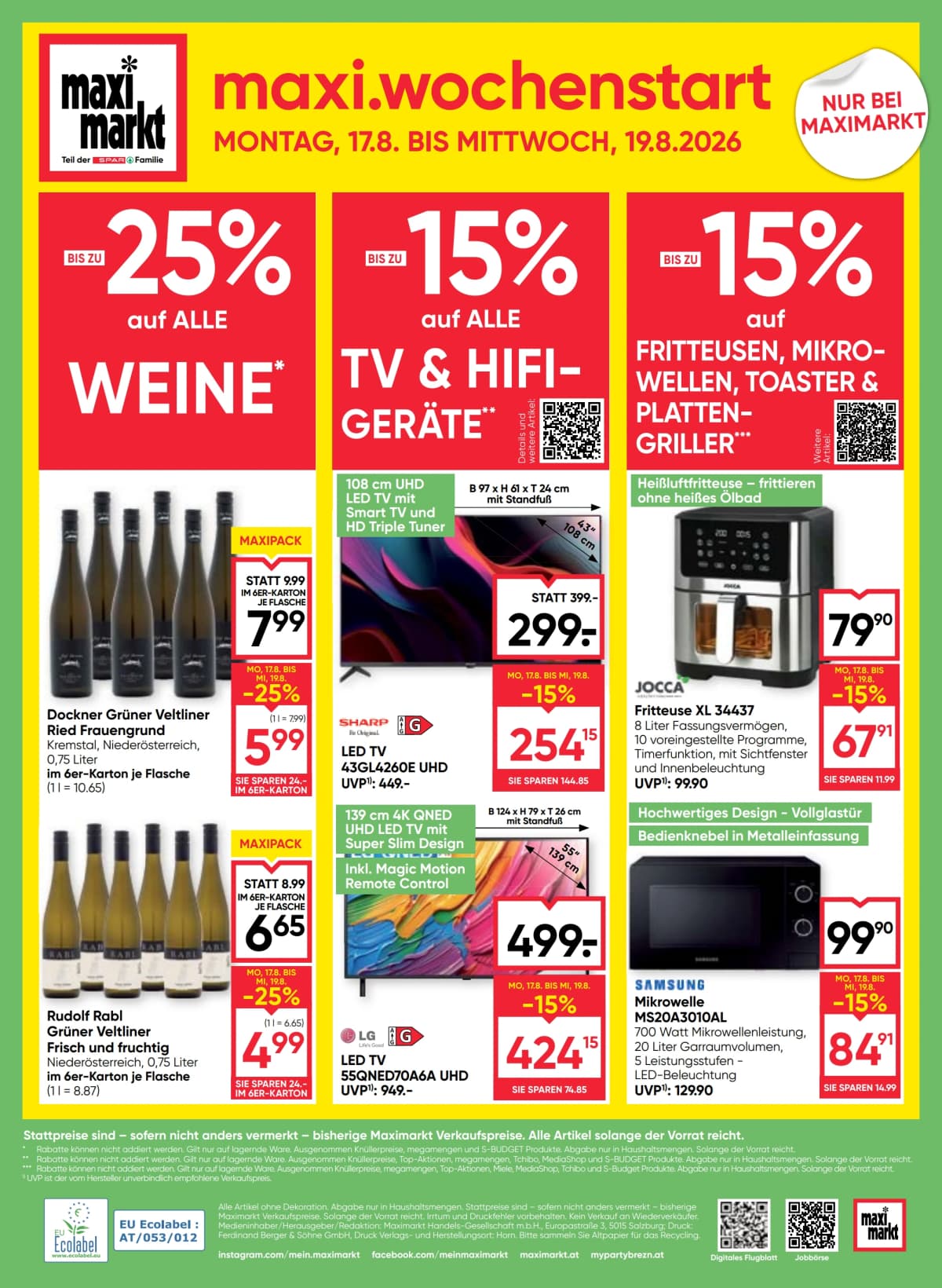 Seite 24 des Maximarkt Flugblatts – Aktuelles Flugblatt ab 23.08.2026.