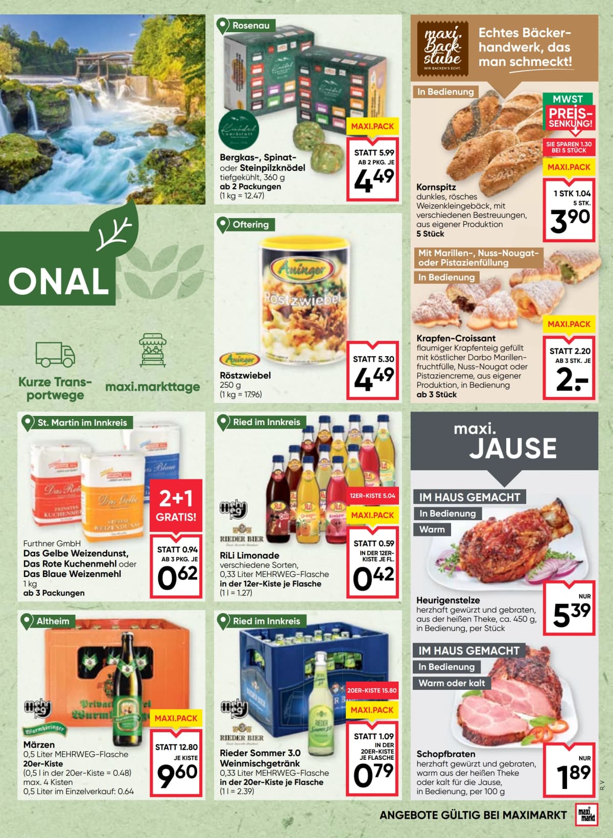 Seite 5 des Maximarkt Flugblatts – Aktuelles Flugblatt