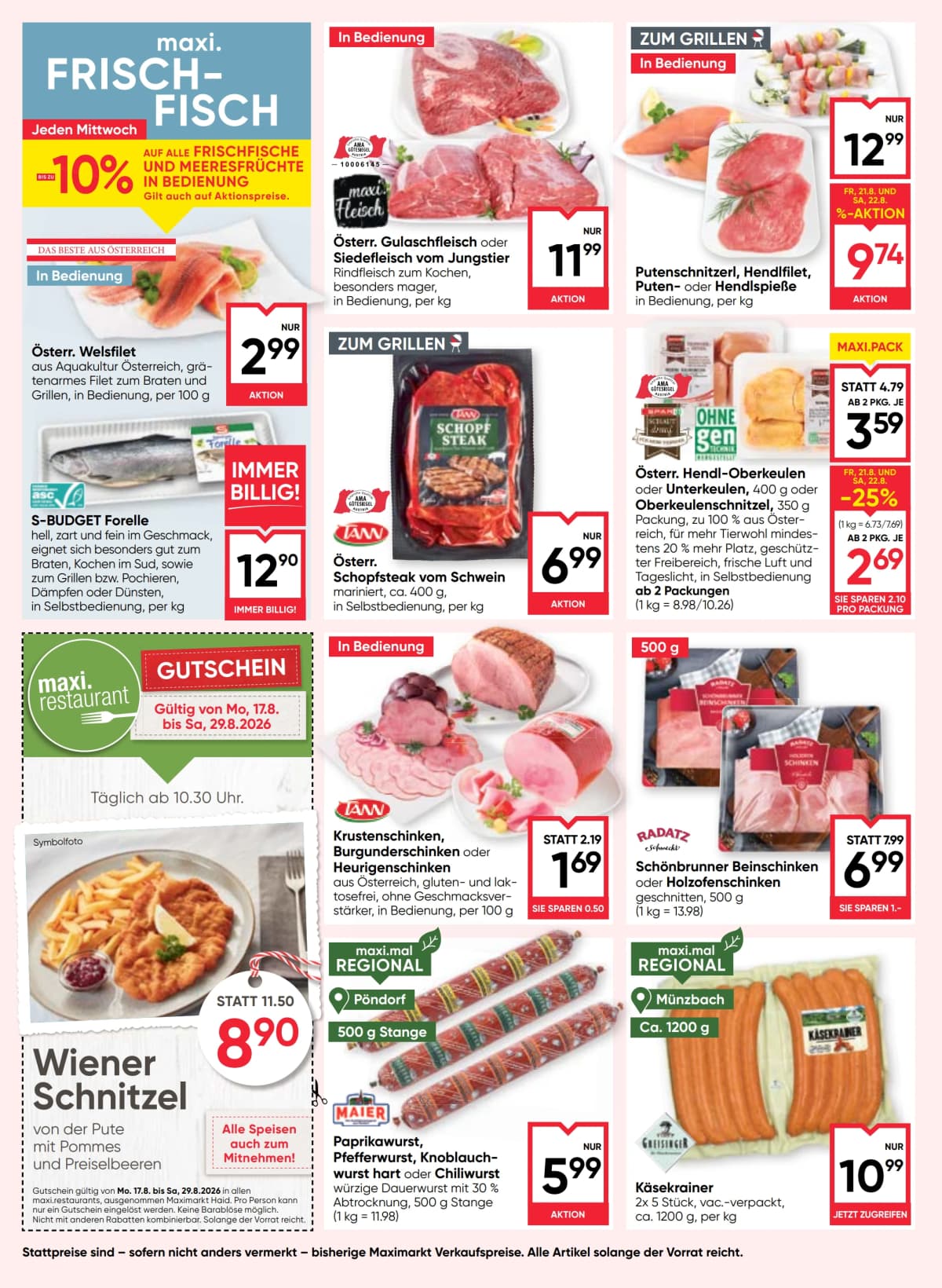 Seite 8 des Maximarkt Flugblatts – Aktuelles Flugblatt ab 23.08.2026.
