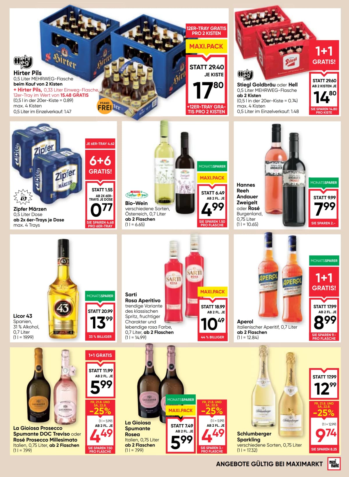 Seite 13 des Maximarkt Flugblatts – Aktuelles Flugblatt ab 23.08.2026.