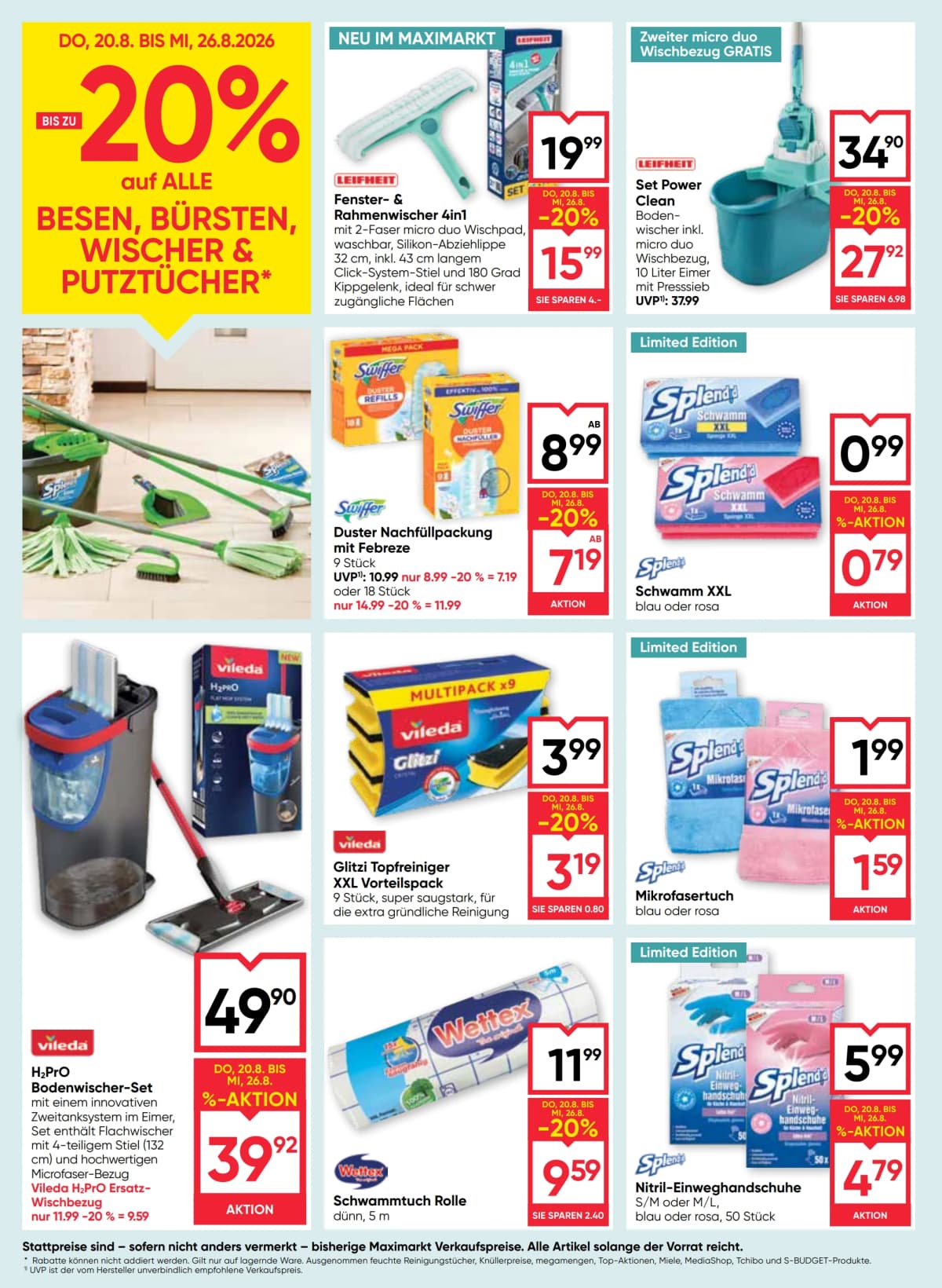 Seite 16 des Maximarkt Flugblatts – Aktuelles Flugblatt ab 23.08.2026.