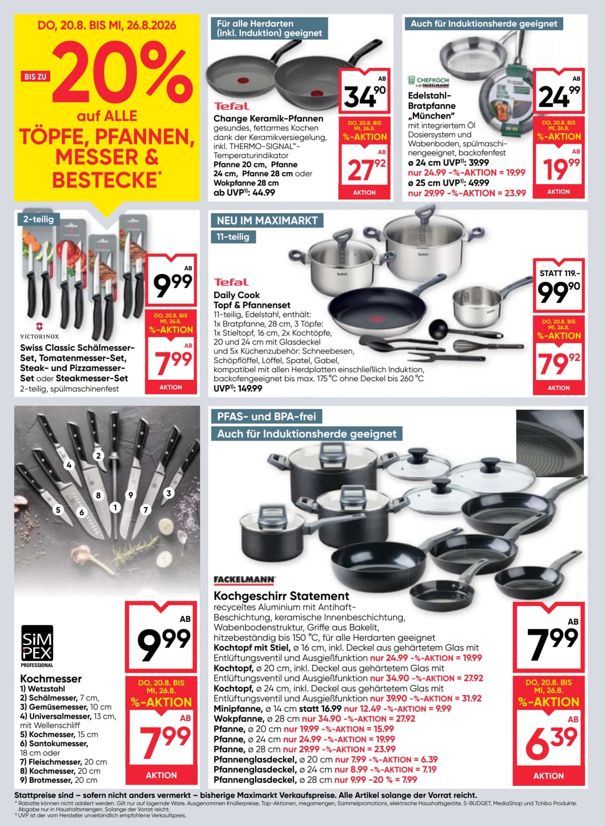 Seite 18 des Maximarkt Flugblatts – Aktuelles Flugblatt ab 23.08.2026.