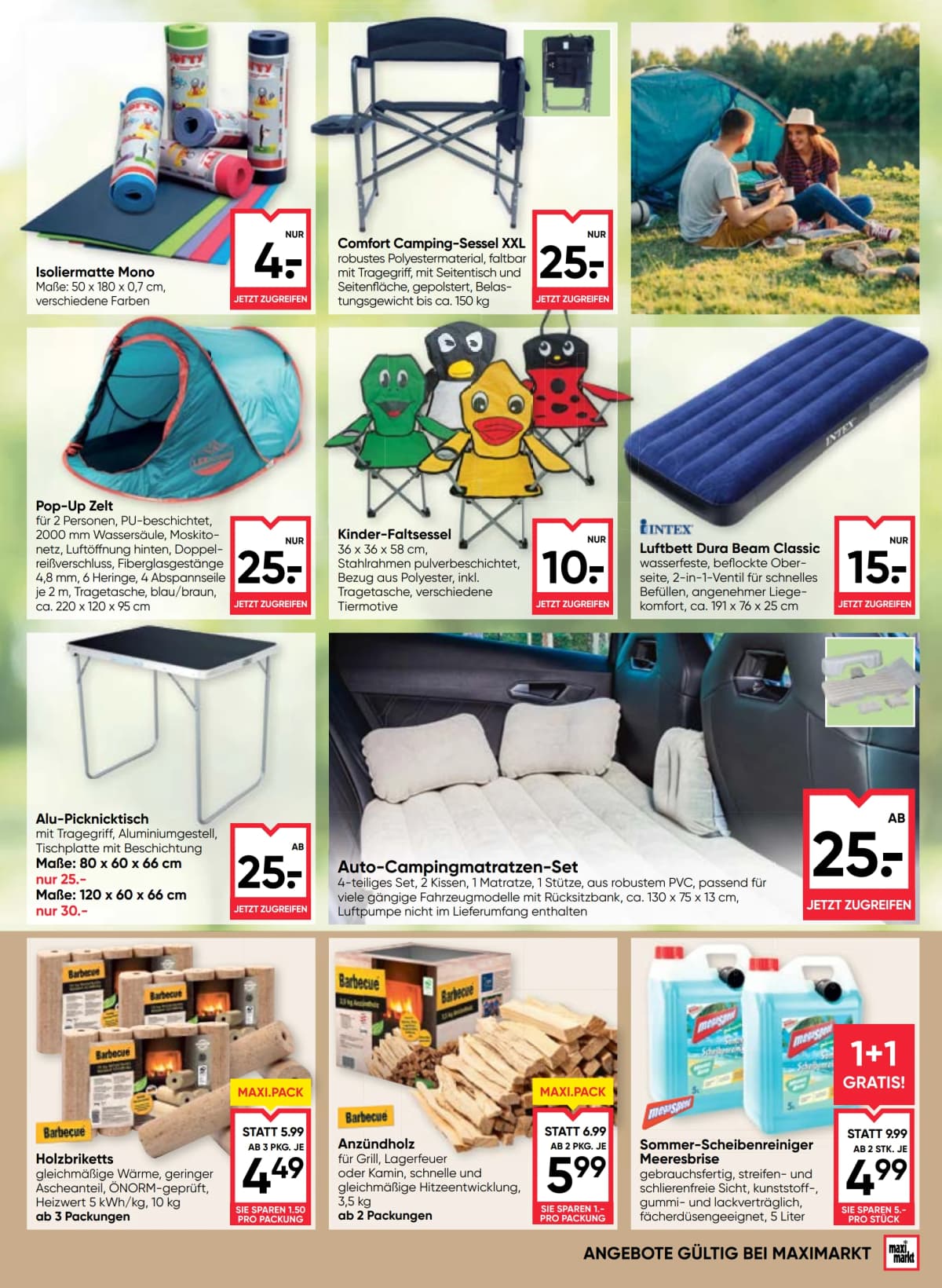 Seite 21 des Maximarkt Flugblatts – Aktuelles Flugblatt ab 23.08.2026.