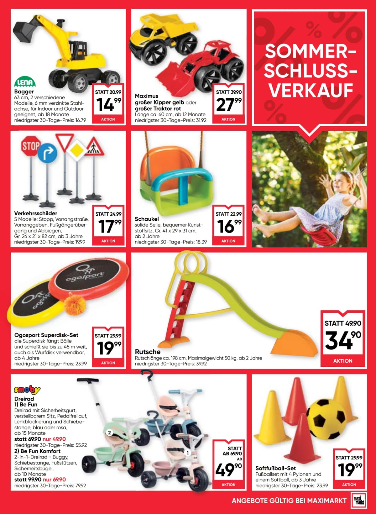 Seite 23 des Maximarkt Flugblatts – Aktuelles Flugblatt ab 23.08.2026.