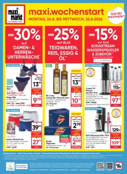 Seite 24 des Maximarkt Prospekts Aktuelles Flugblatt