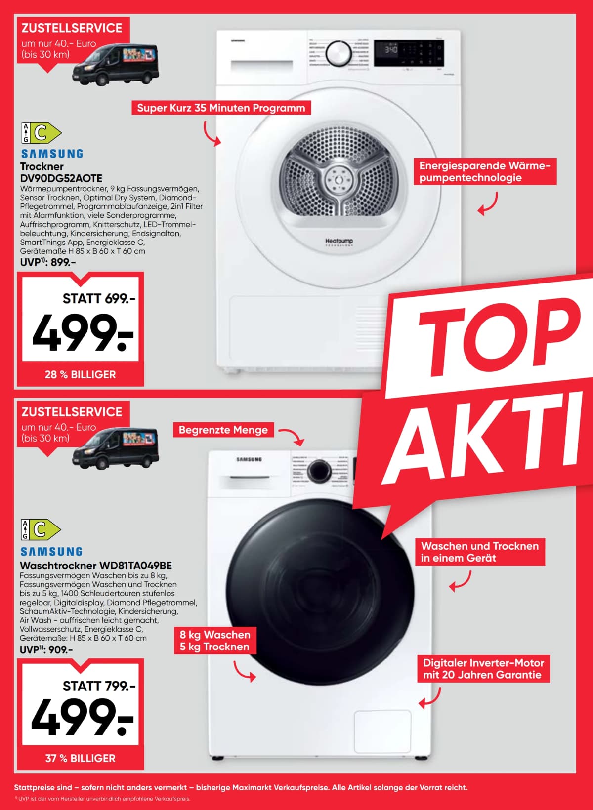 Seite 2 des Maximarkt Flugblatts – Top Aktion
