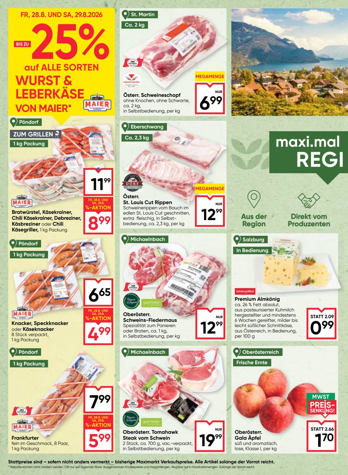Seite 4 des Maximarkt Flugblatts – Aktuelle Angebote ab 09.09.2026.