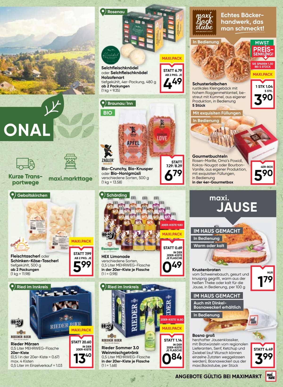 Seite 5 des Maximarkt Flugblatts – Aktuelle Angebote ab 09.09.2026.