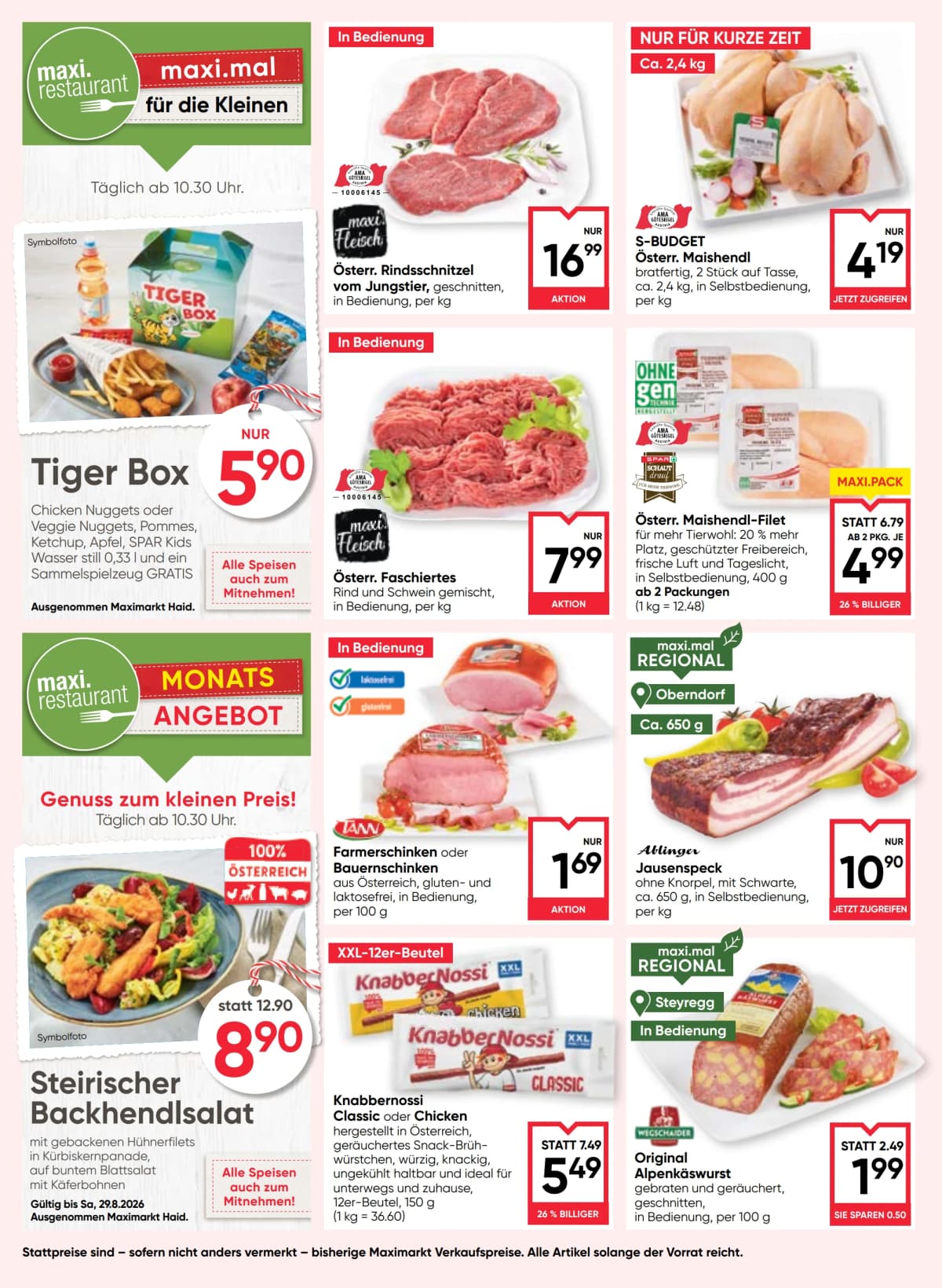 Seite 8 des Maximarkt Flugblatts – Aktuelle Angebote ab 09.09.2026.
