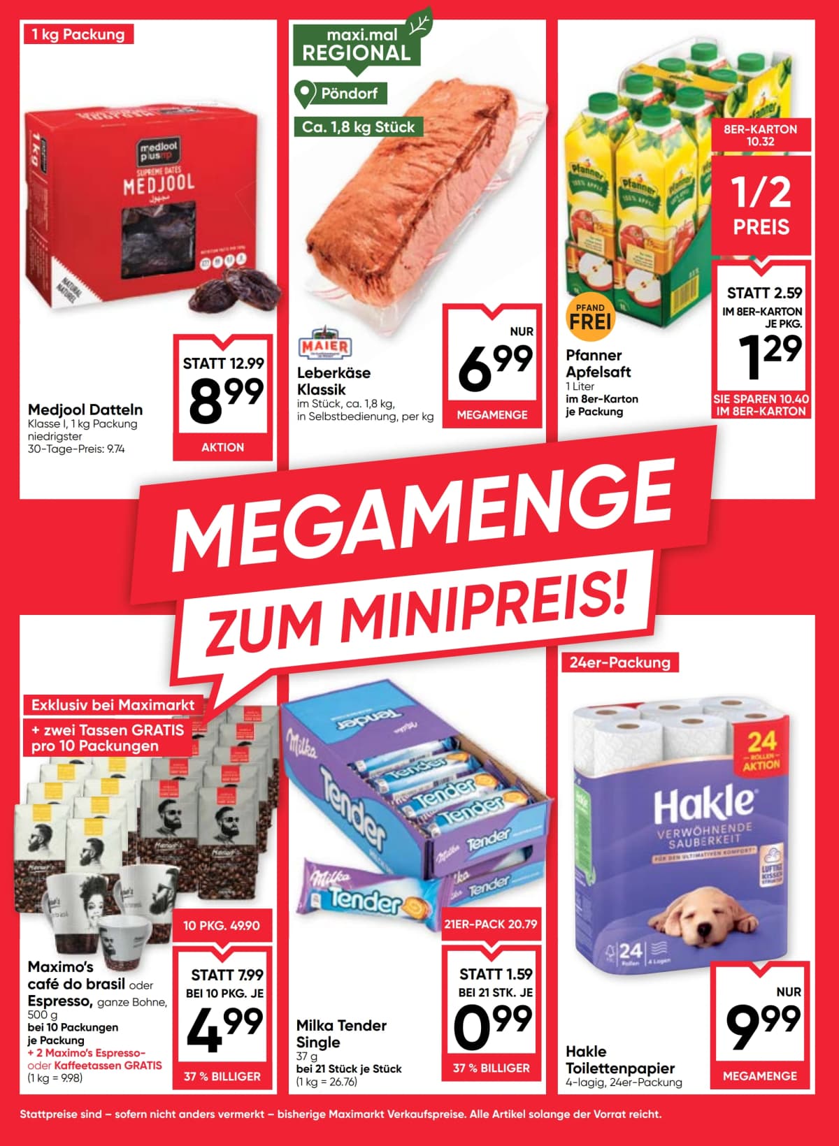 Seite 14 des Maximarkt Flugblatts – Aktuelle Angebote ab 09.09.2026.