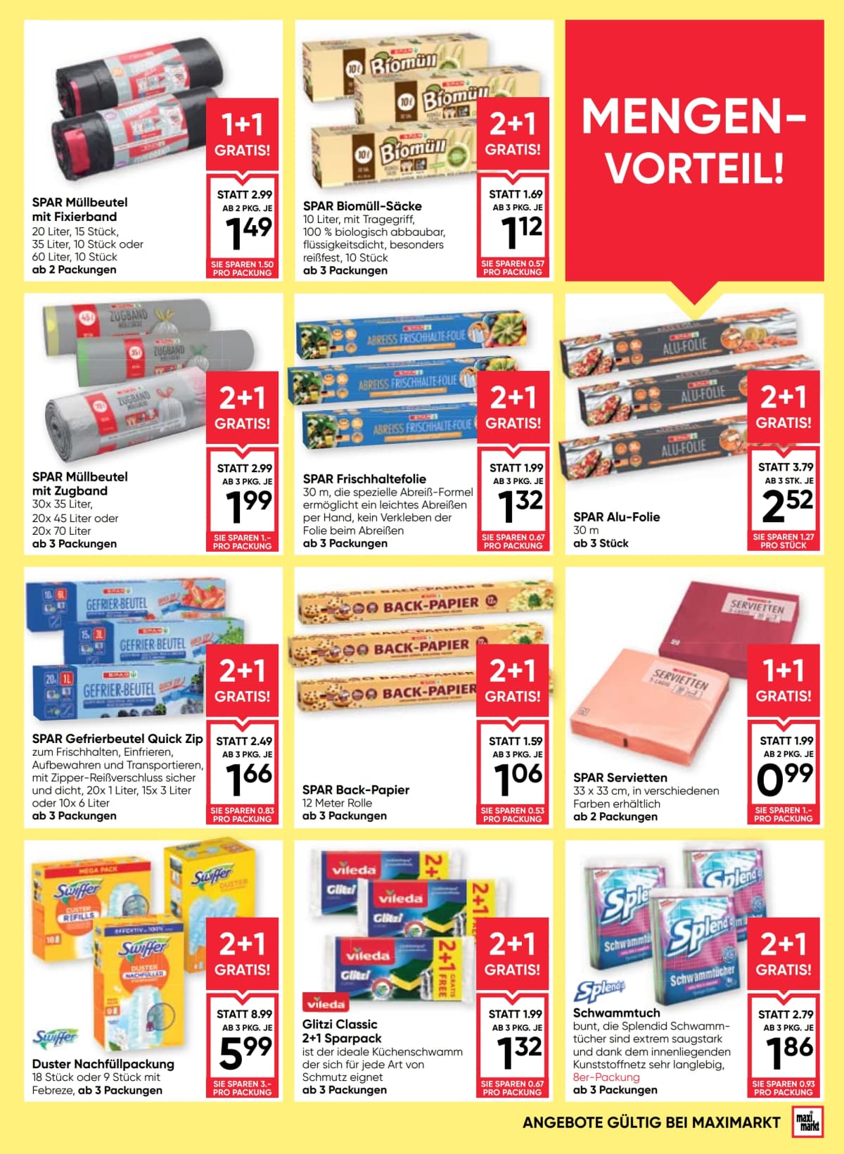 Seite 17 des Maximarkt Flugblatts – Aktuelle Angebote