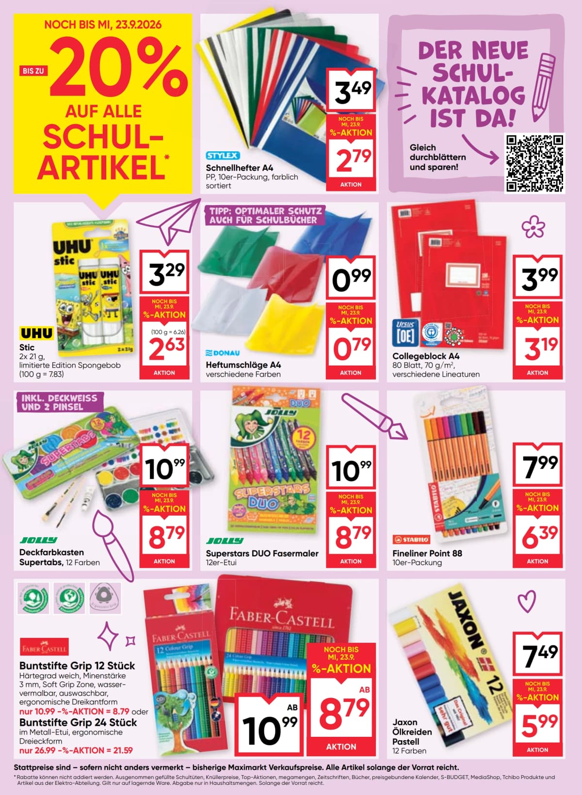 Seite 18 des Maximarkt Flugblatts – Aktuelle Angebote ab 09.09.2026.