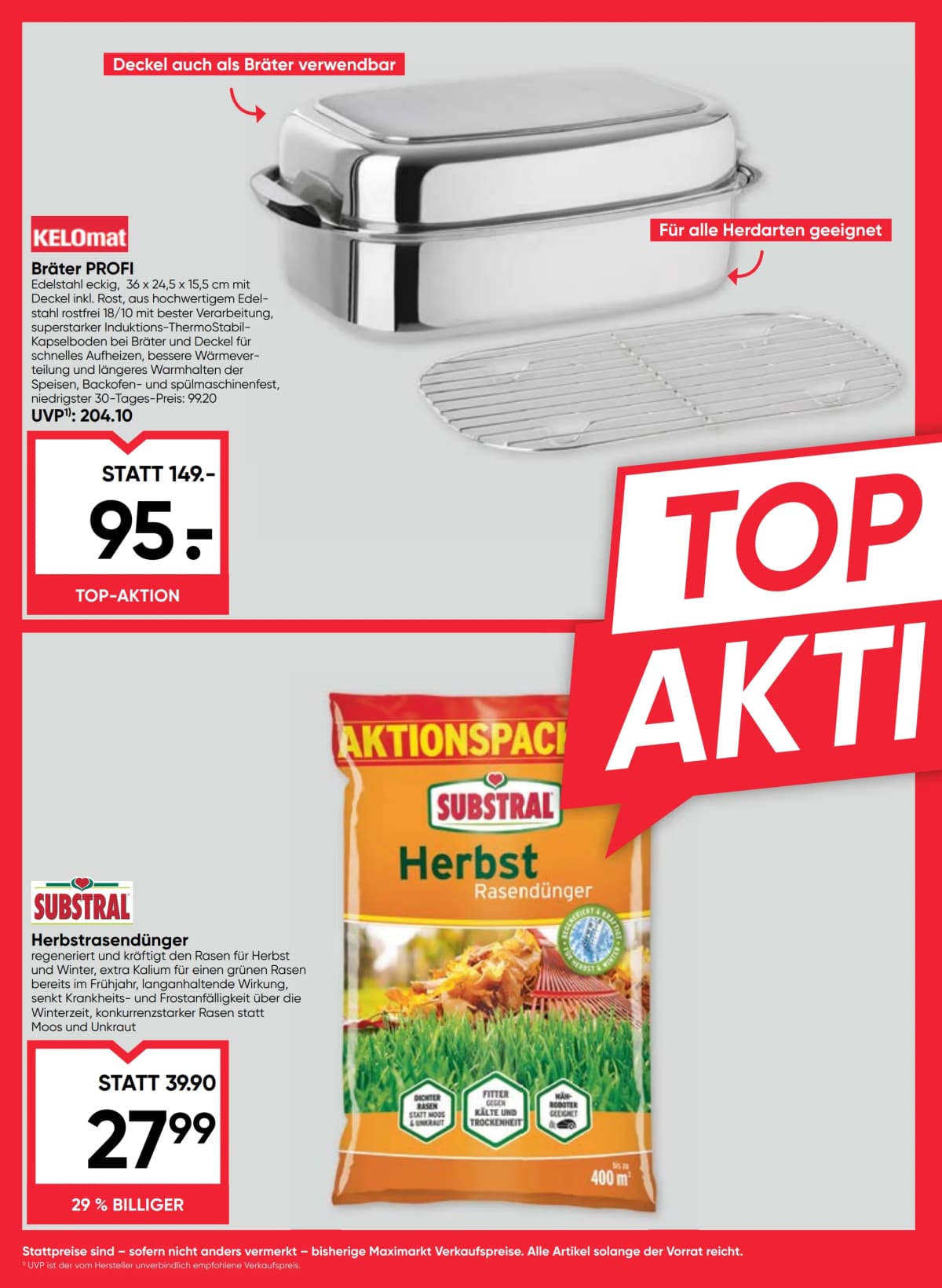 Seite 22 des Maximarkt Flugblatts – Aktuelle Angebote ab 09.09.2026.