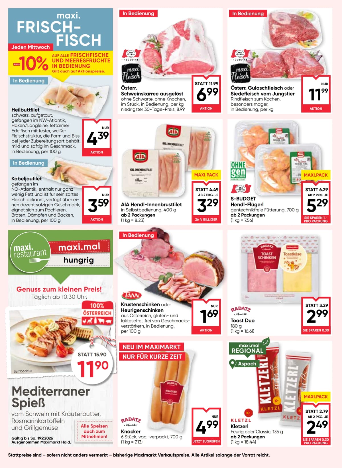 Seite 8 des Maximarkt Flugblatts – Aktuelles Flugblatt ab 08.09.2026.