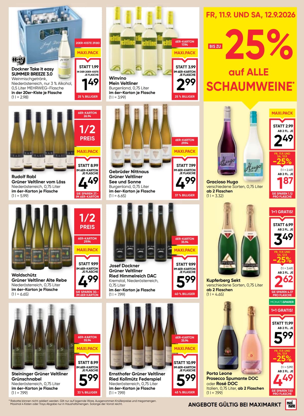 Seite 13 des Maximarkt Flugblatts – Aktuelles Flugblatt