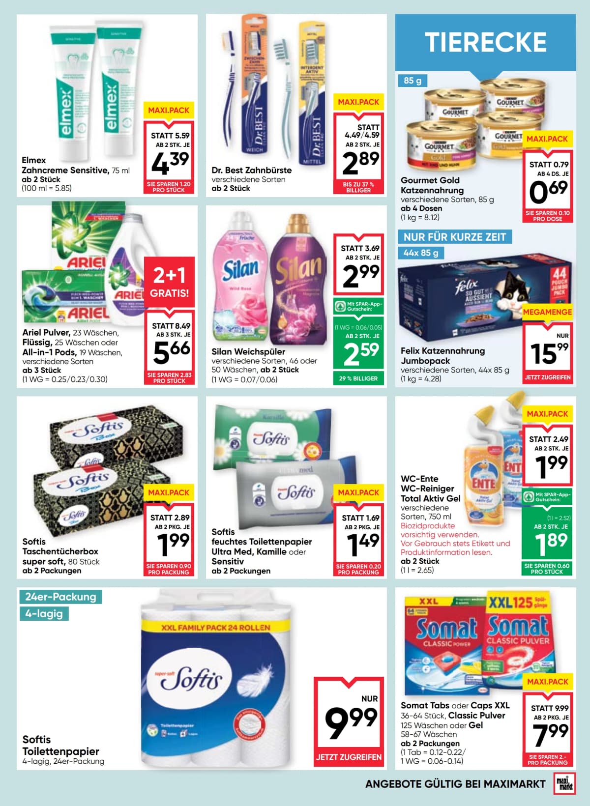 Seite 15 des Maximarkt Flugblatts – Aktuelles Flugblatt ab 08.09.2026.