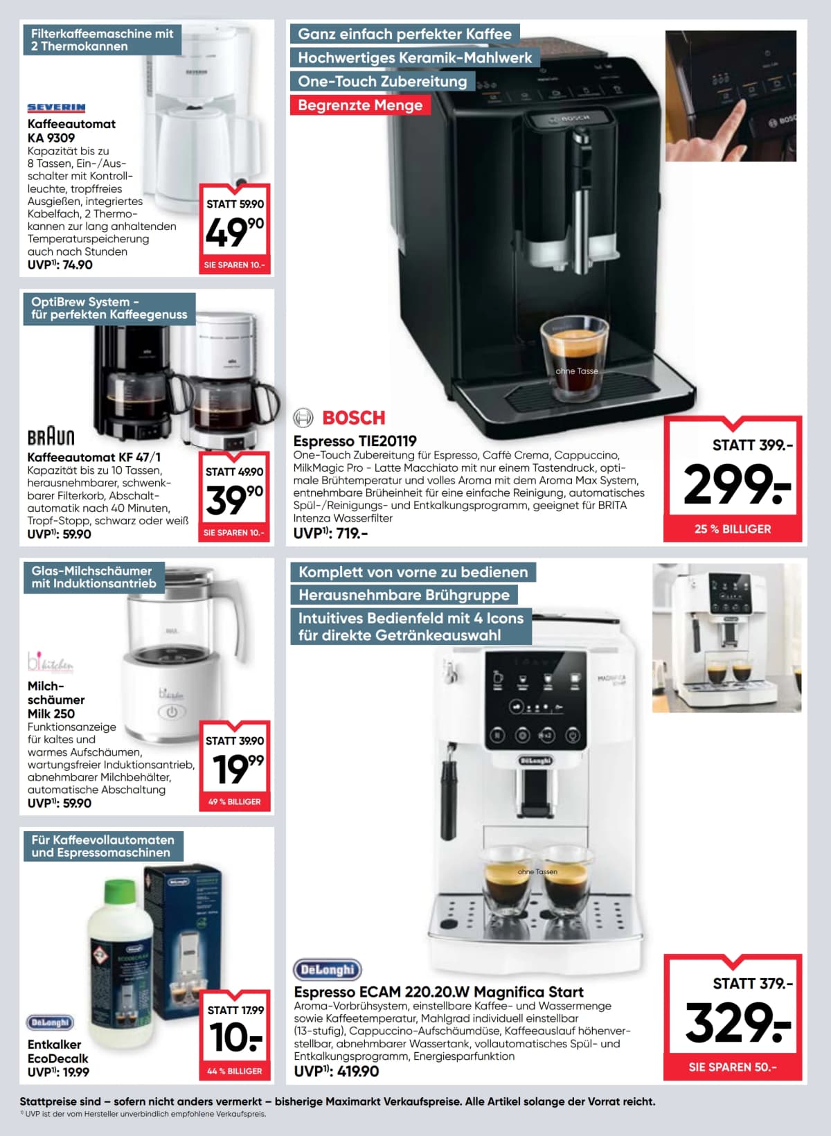 Seite 18 des Maximarkt Flugblatts – Aktuelles Flugblatt