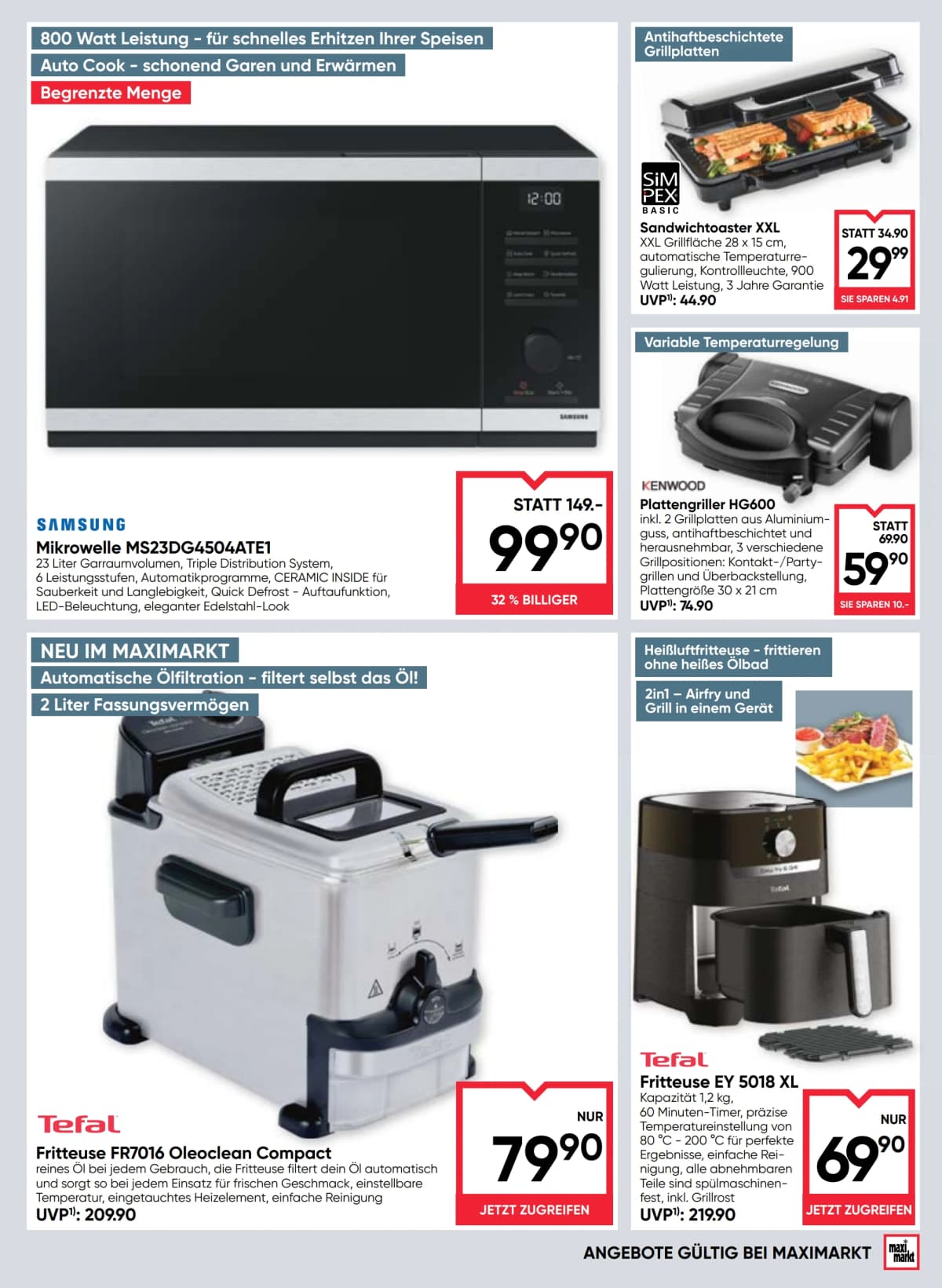 Seite 19 des Maximarkt Flugblatts – Aktuelles Flugblatt