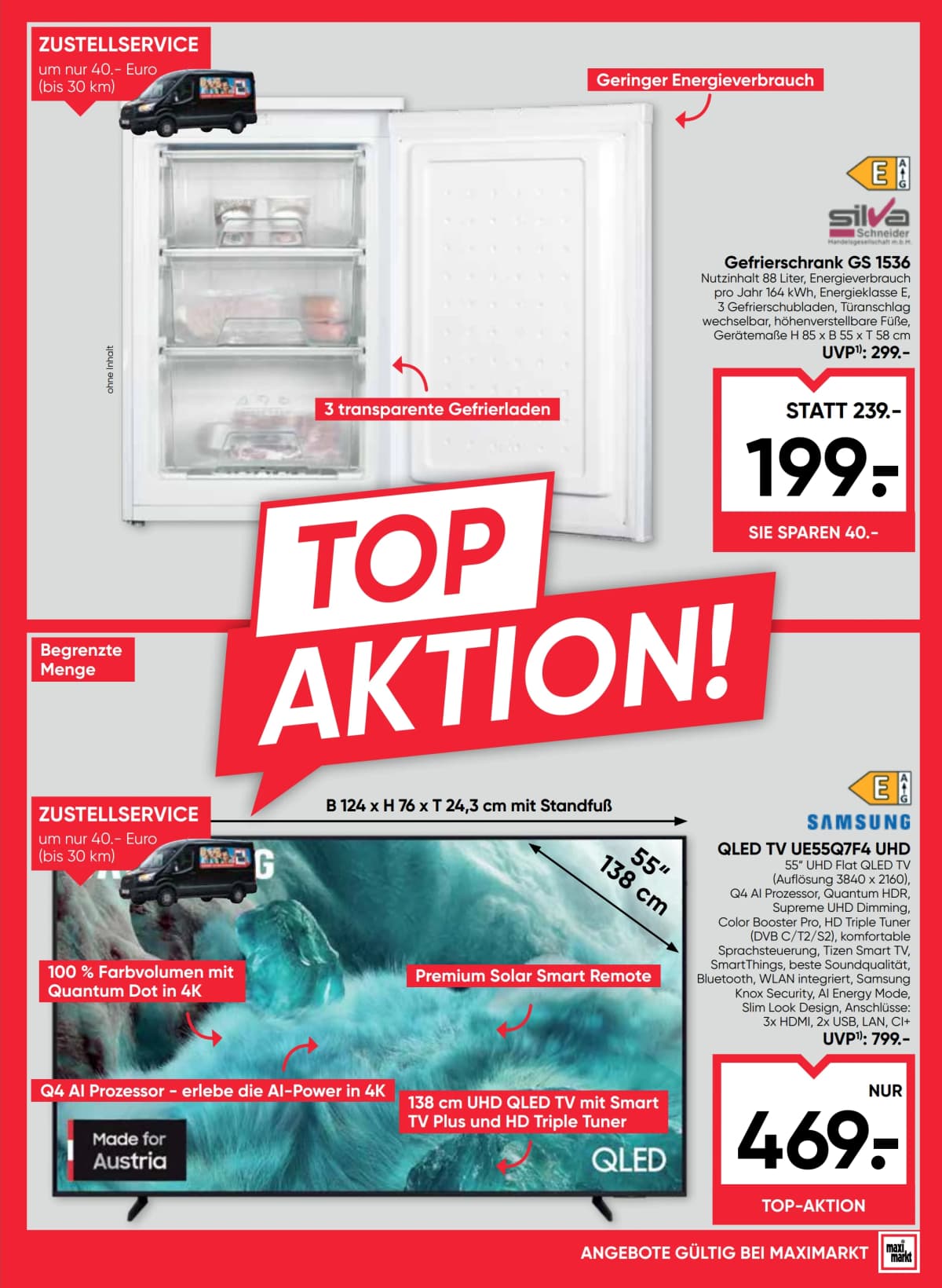 Seite 23 des Maximarkt Flugblatts – Aktuelles Flugblatt ab 08.09.2026.