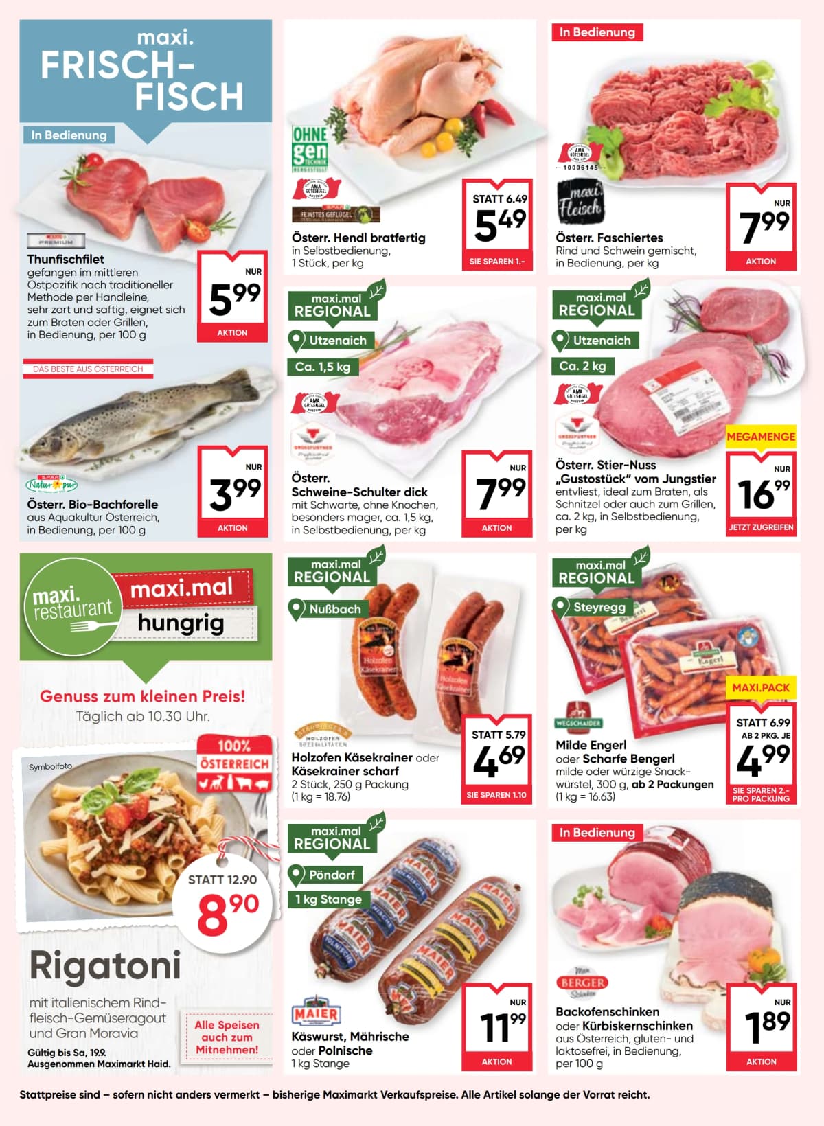 Seite 8 des Maximarkt Flugblatts – Aktuelles Flugblatt