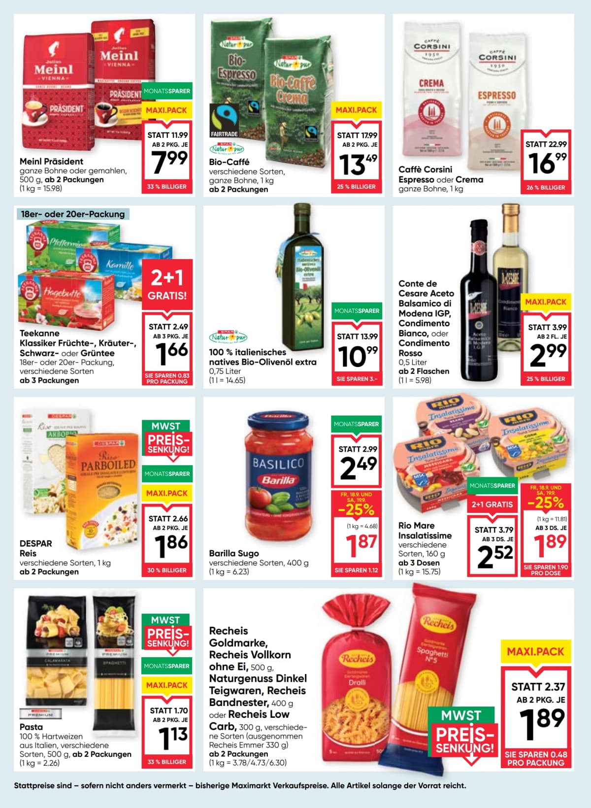 Seite 10 des Maximarkt Flugblatts – Aktuelles Flugblatt