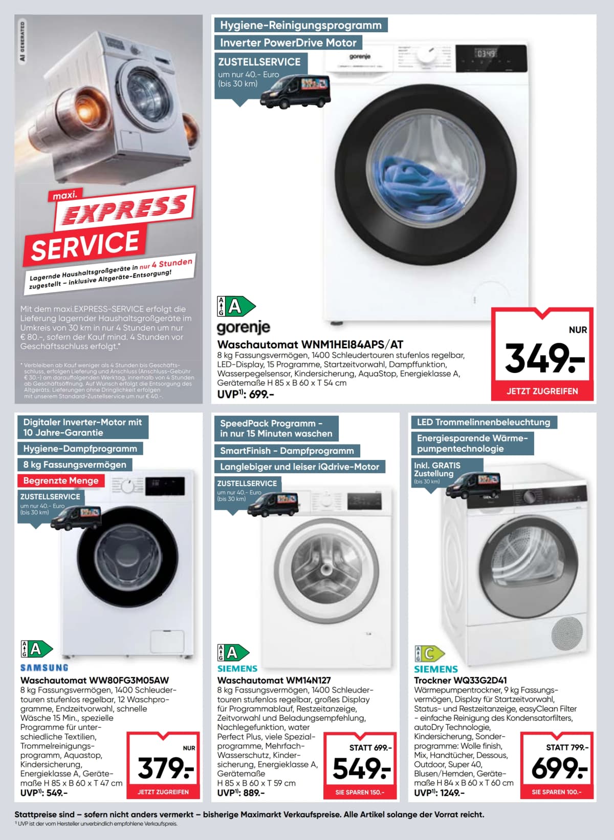 Seite 18 des Maximarkt Flugblatts – Aktuelles Flugblatt