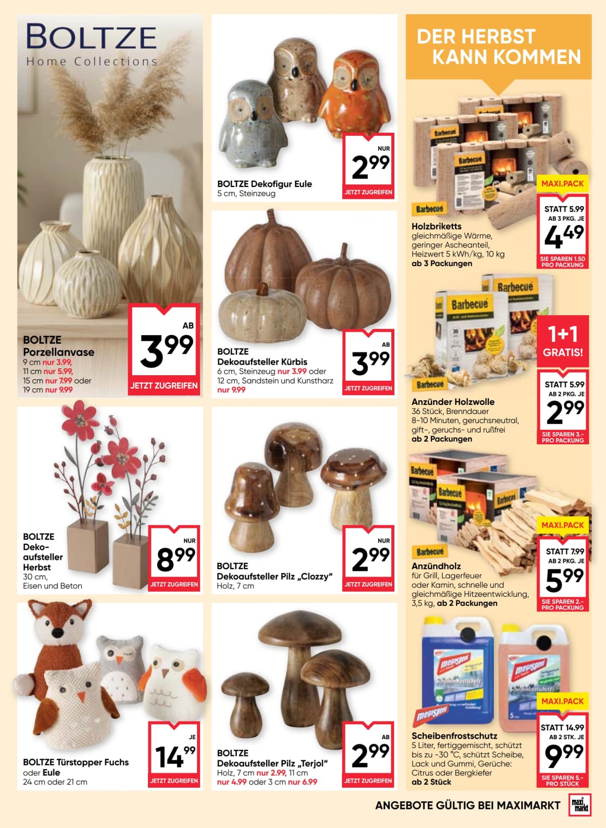 Seite 21 des Maximarkt Flugblatts – Aktuelles Flugblatt