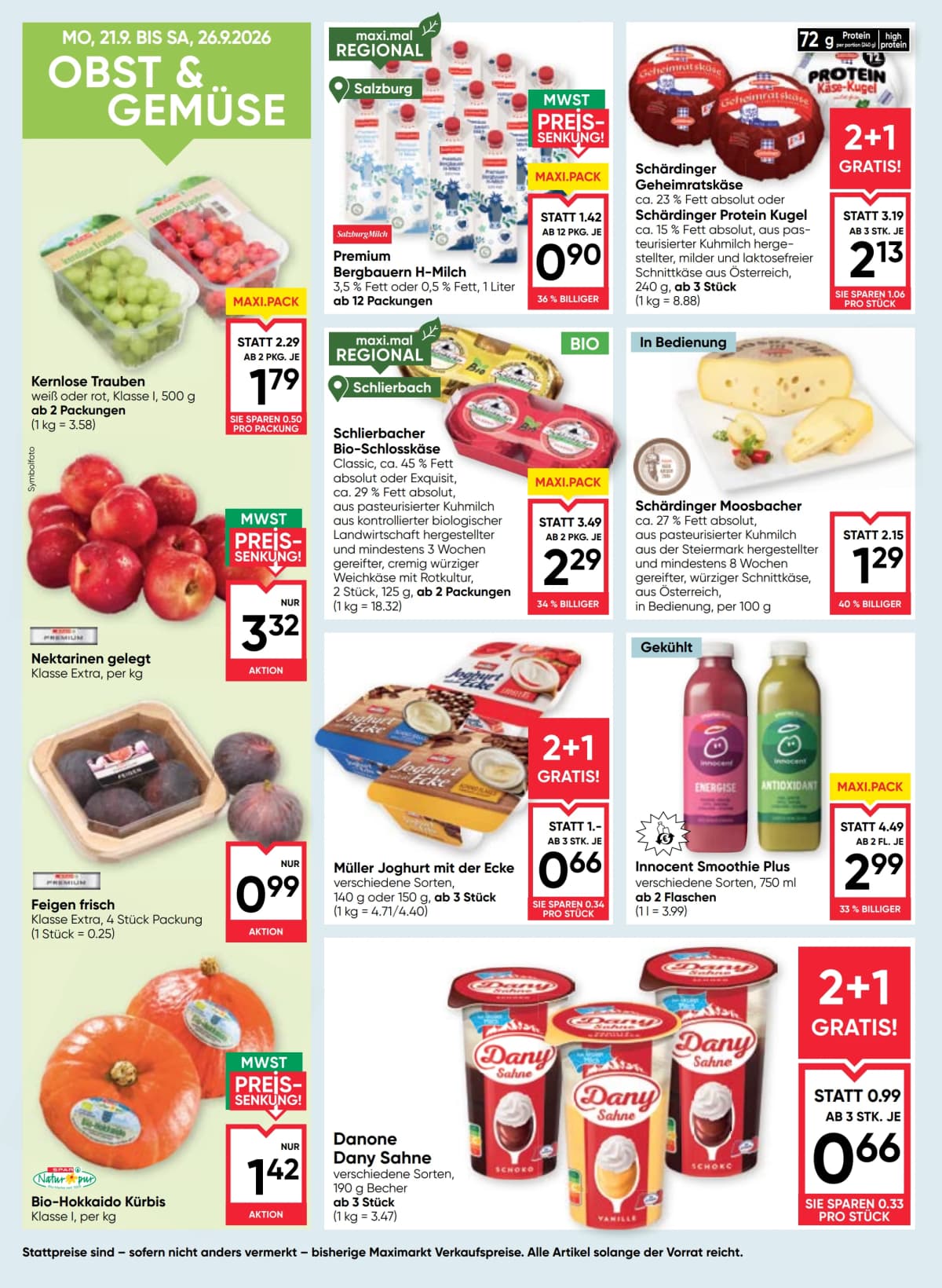 Seite 10 des Maximarkt Flugblatts – Aktuelles Flugblatt