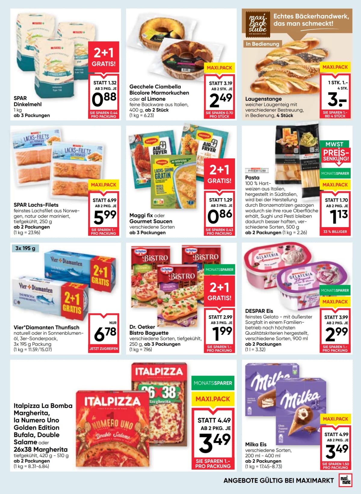 Seite 11 des Maximarkt Flugblatts – Aktuelles Flugblatt