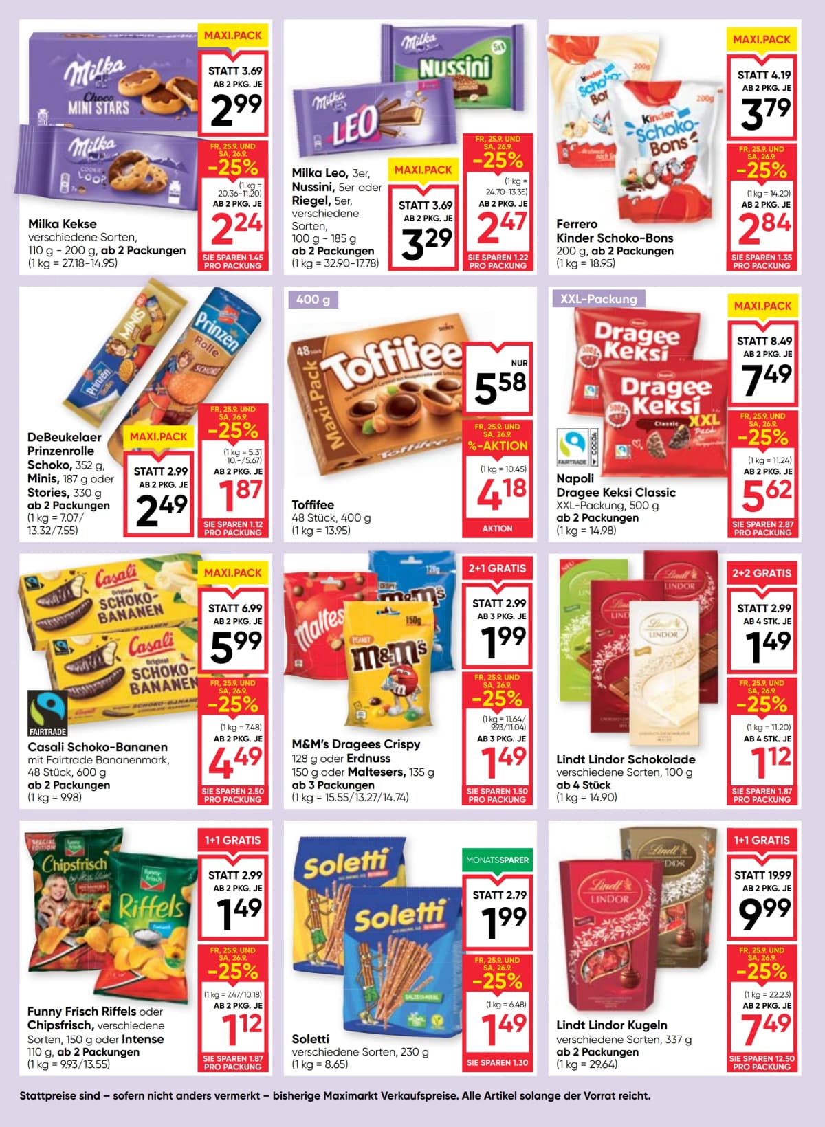 Seite 12 des Maximarkt Flugblatts – Aktuelles Flugblatt