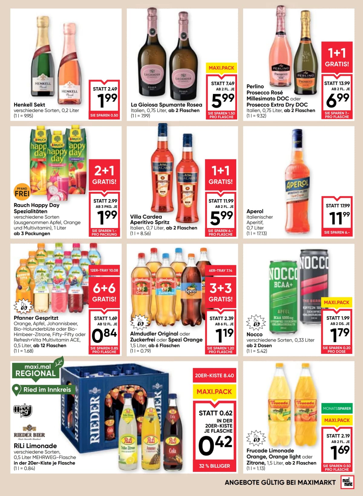 Seite 13 des Maximarkt Flugblatts – Aktuelles Flugblatt