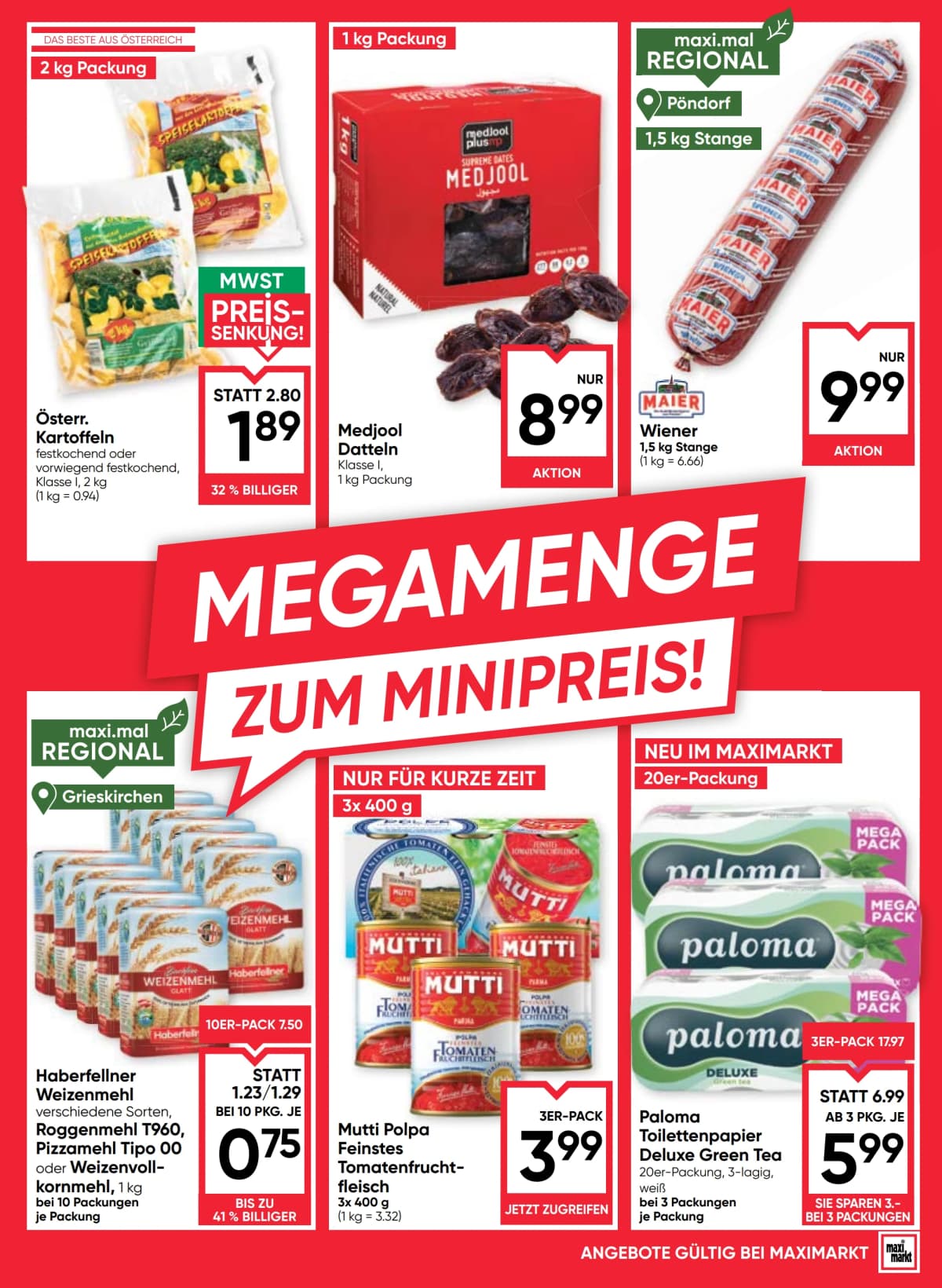 Seite 15 des Maximarkt Flugblatts – Aktuelles Flugblatt