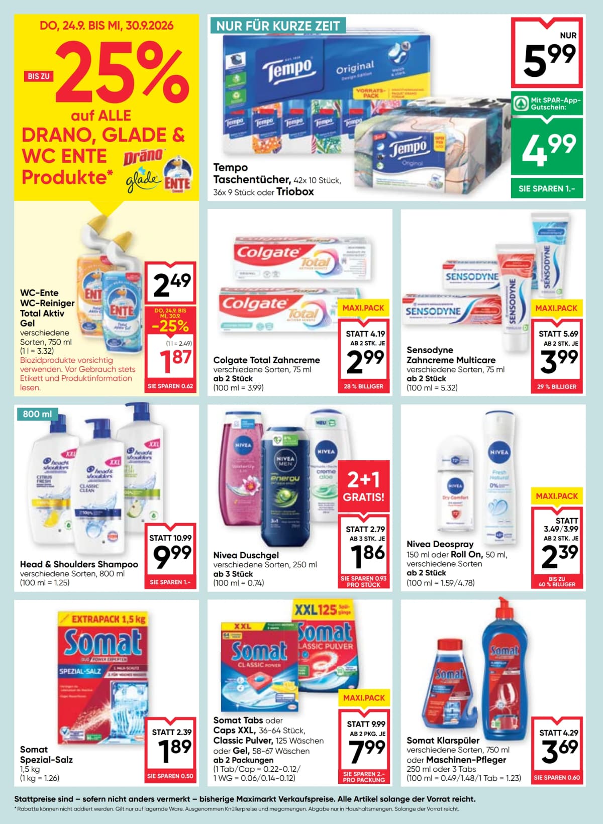 Seite 16 des Maximarkt Flugblatts – Aktuelles Flugblatt