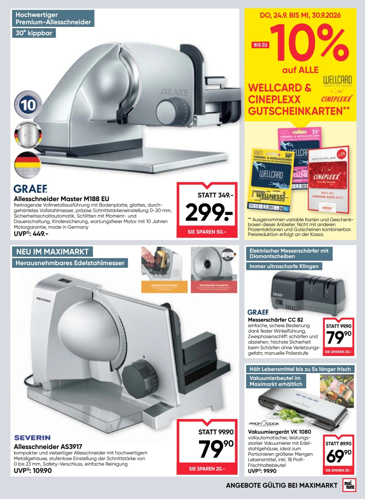 Seite 21 des Maximarkt Flugblatts – Aktuelles Flugblatt