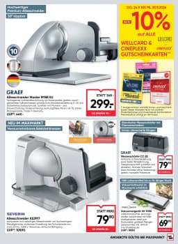 Seite 21 des Maximarkt Prospekts Aktuelles Flugblatt
