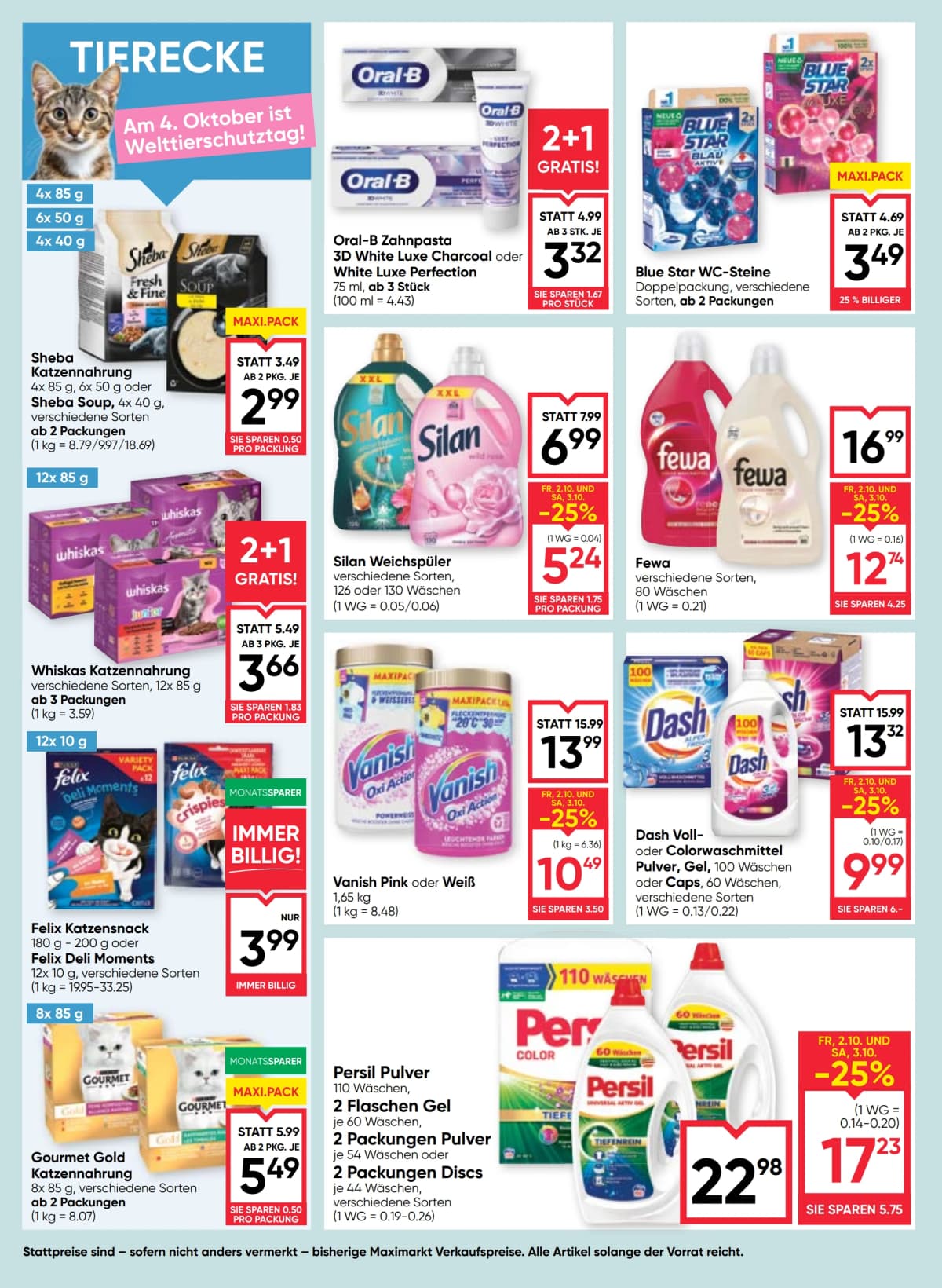 Seite 14 des Maximarkt Flugblatts – Aktuelles Flugblatt
