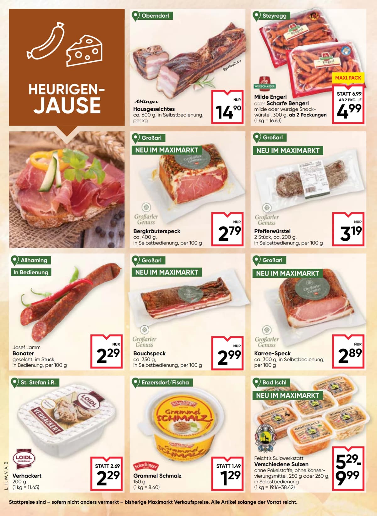 Seite 4 des Maximarkt Flugblatts – Genuss Herbst
