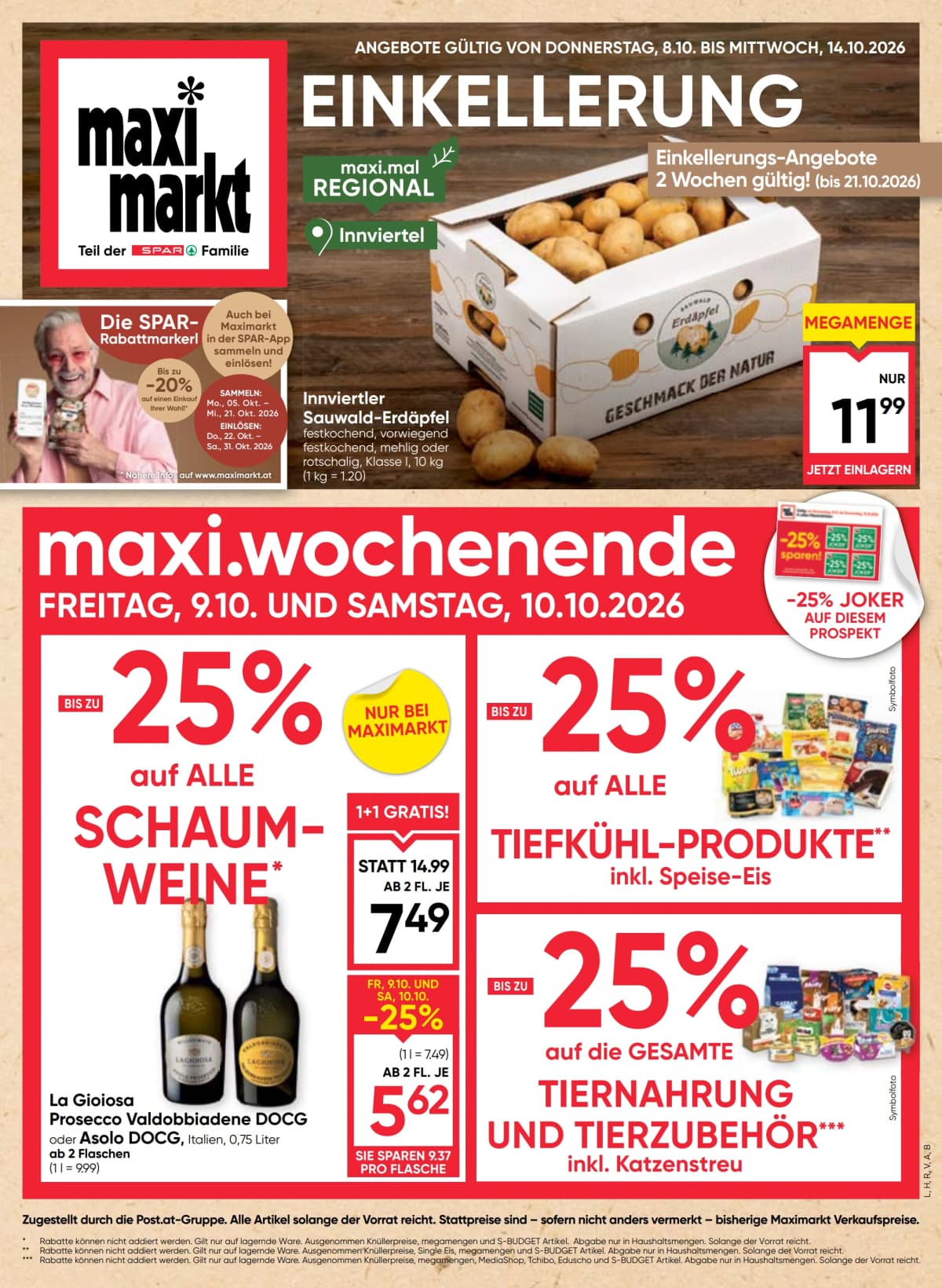 Titelblatt des Maximarkt Prospekts Aktuelles Flugblatt