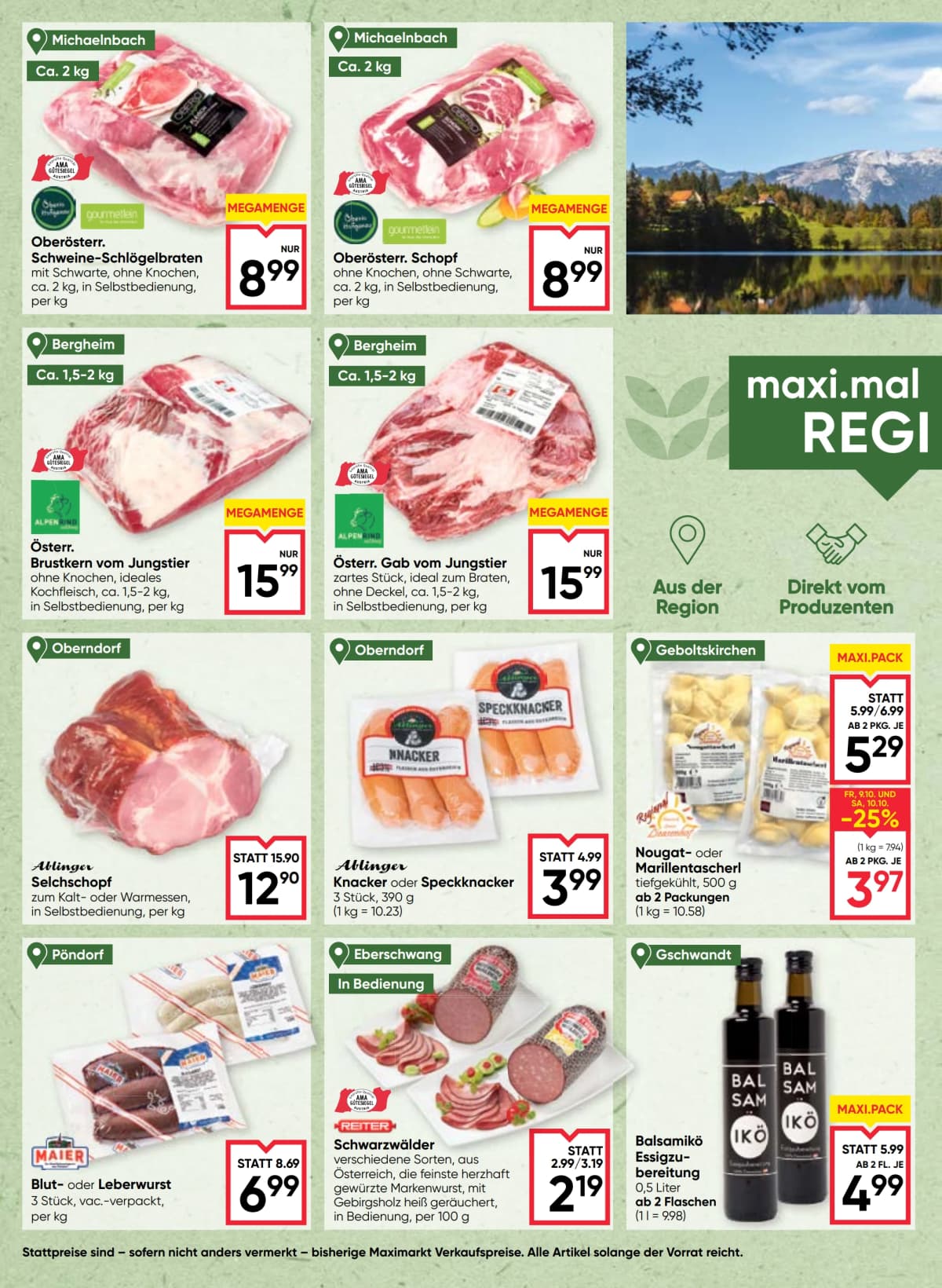 Seite 8 des Maximarkt Flugblatts – Aktuelles Flugblatt