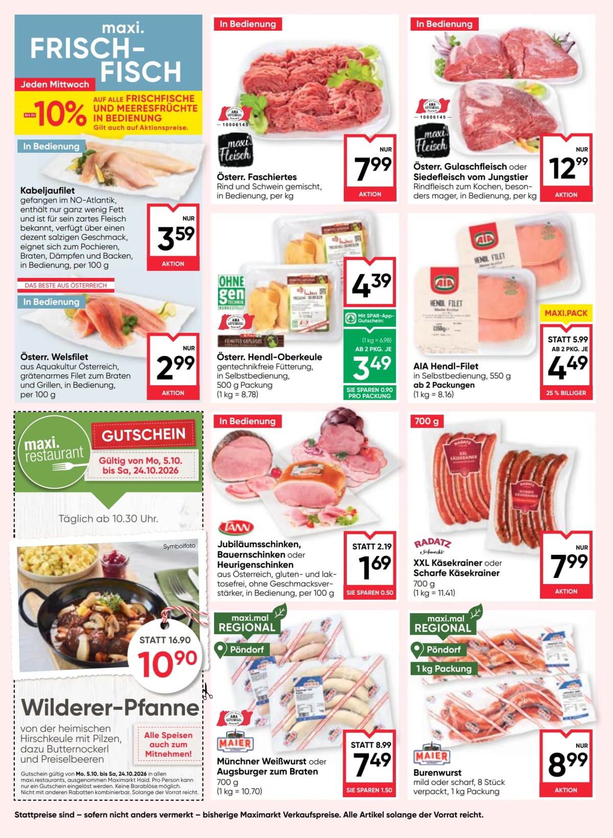 Seite 14 des Maximarkt Flugblatts – Aktuelles Flugblatt