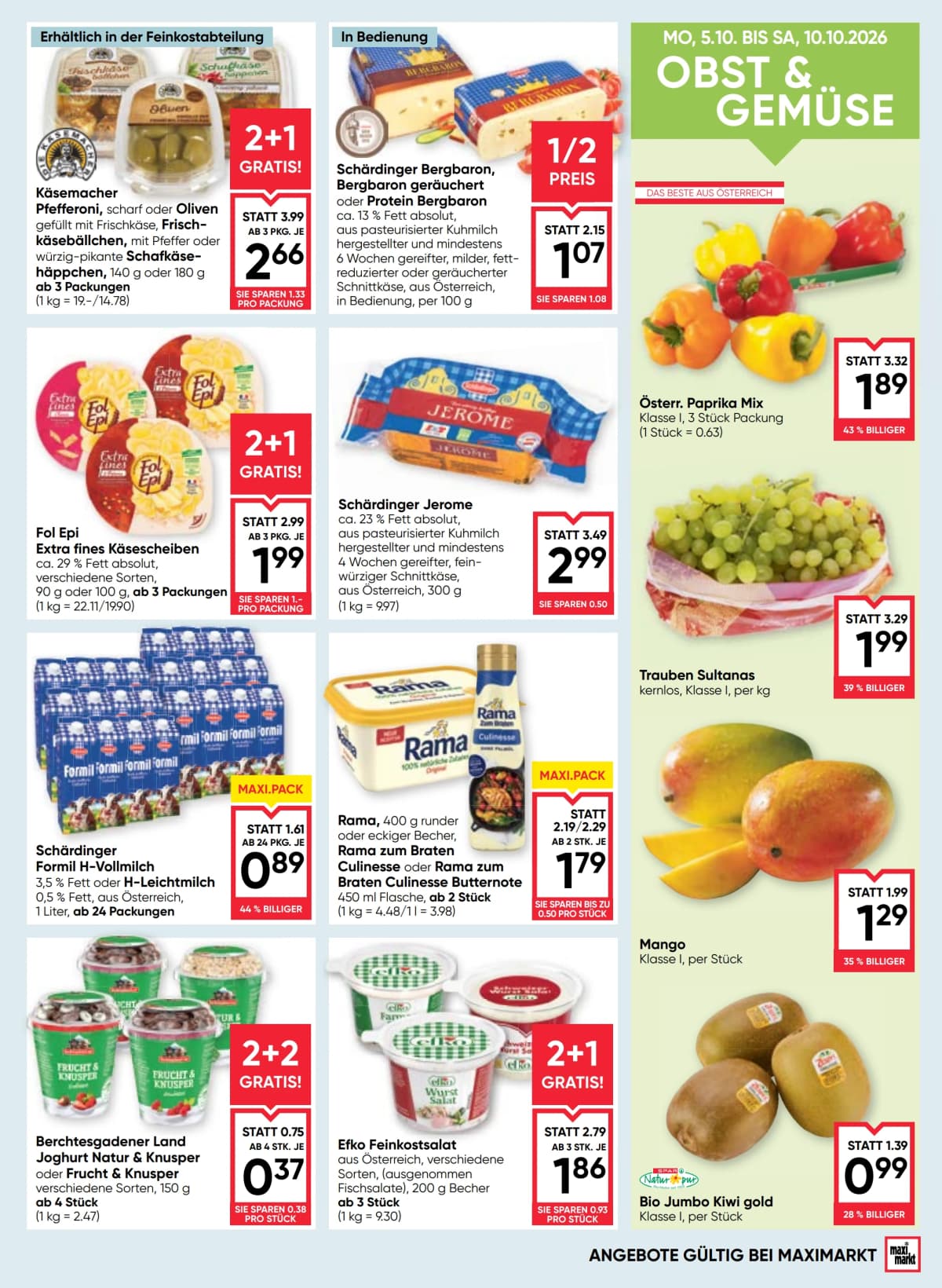 Seite 15 des Maximarkt Flugblatts – Aktuelles Flugblatt