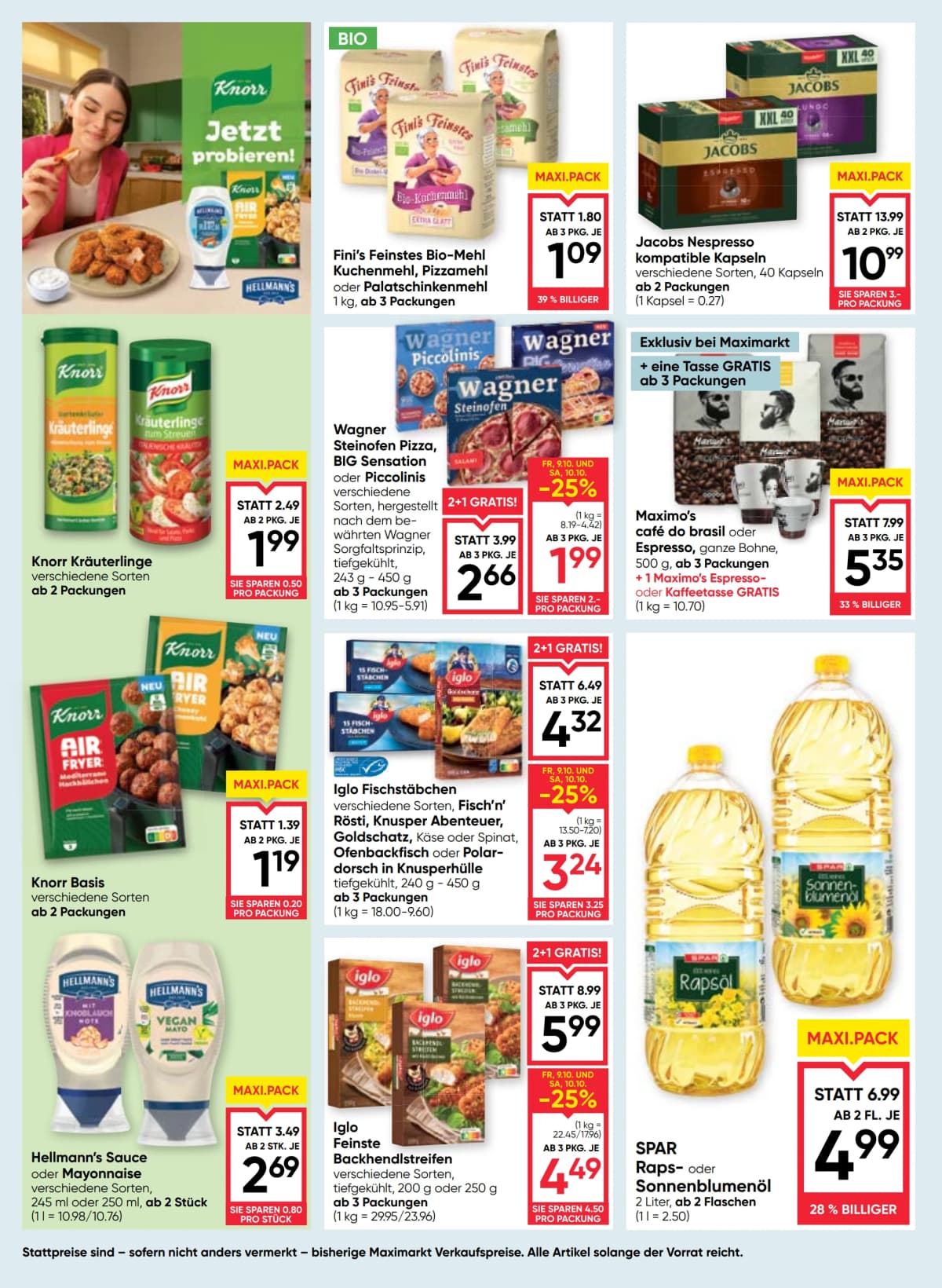 Seite 16 des Maximarkt Flugblatts – Aktuelles Flugblatt