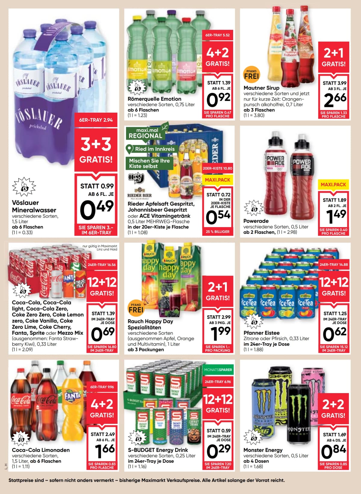 Seite 18 des Maximarkt Flugblatts – Aktuelles Flugblatt