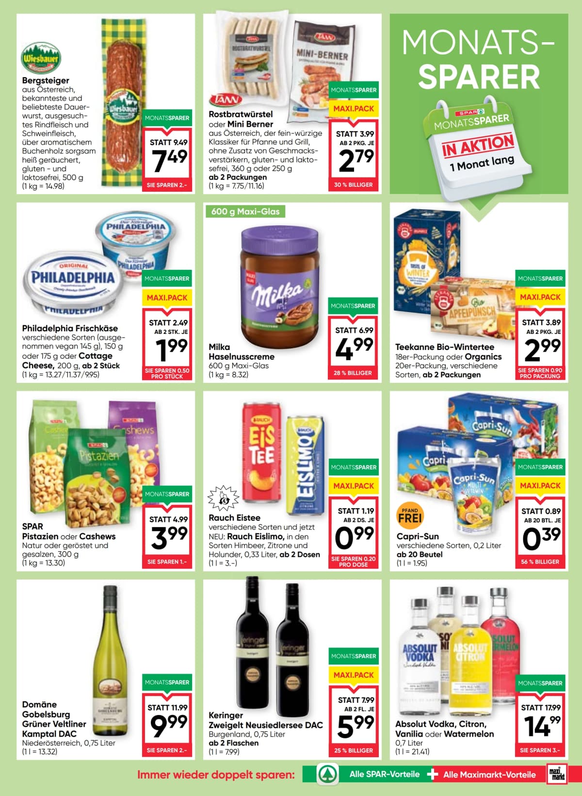 Seite 21 des Maximarkt Flugblatts – Aktuelles Flugblatt